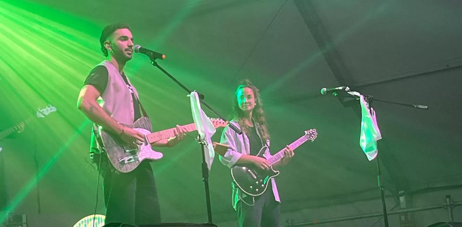 Actuación de Radices en el festival Luna Lunera de las fiestas de San Martín. Foto Mercedes Manterola