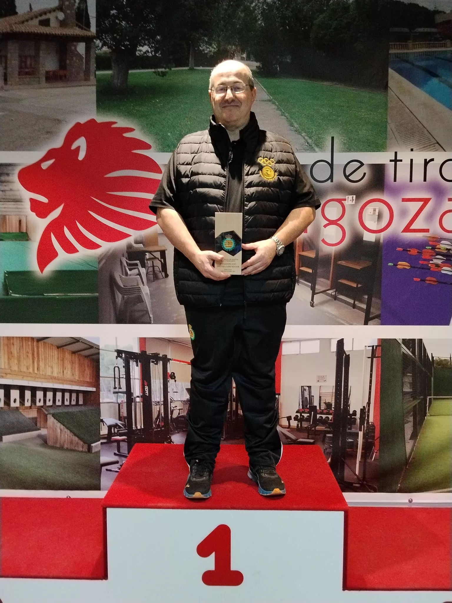 Rafa Velasco en lo más alto del podio.