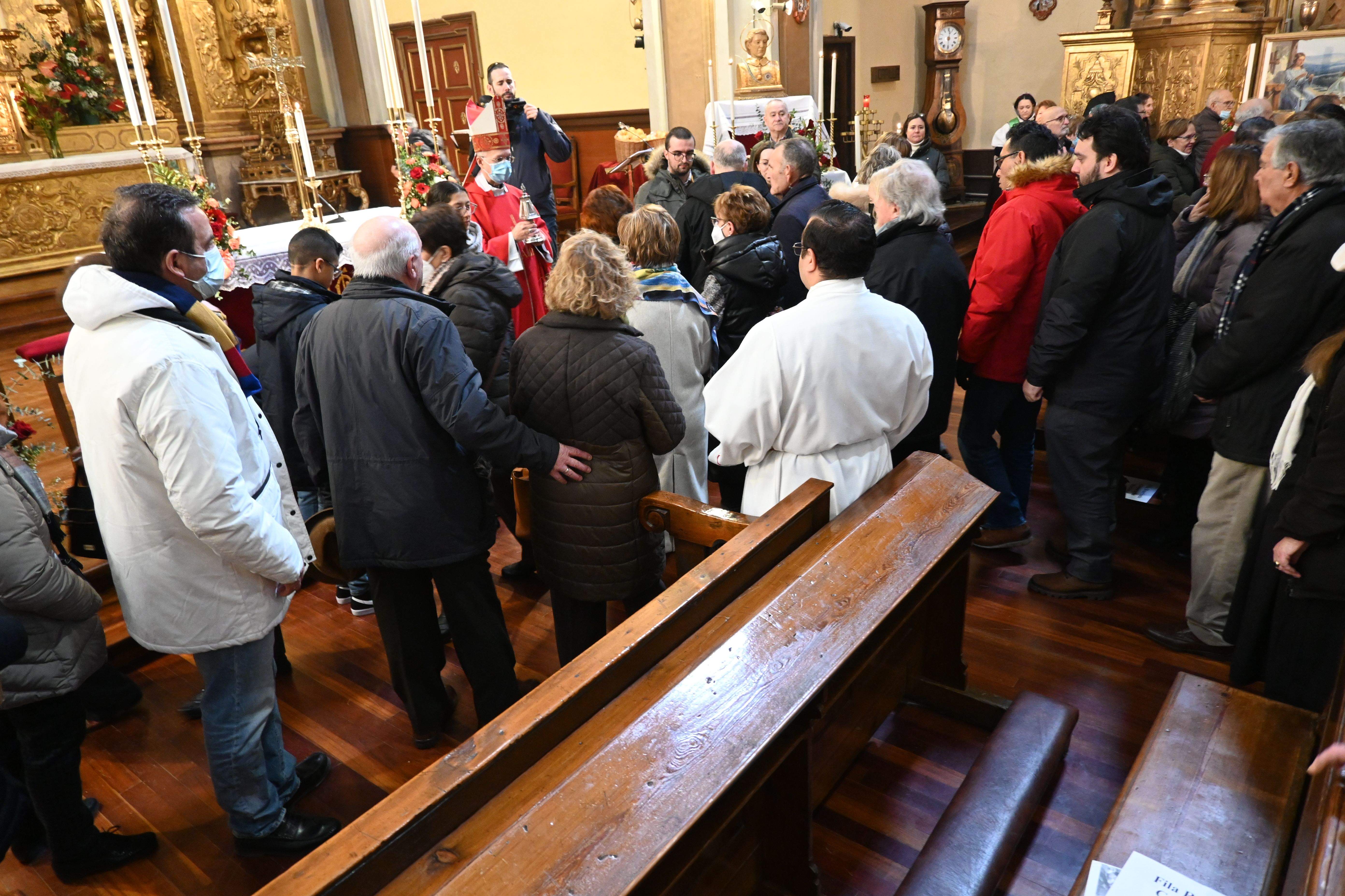Misa pontifical en San Vicente