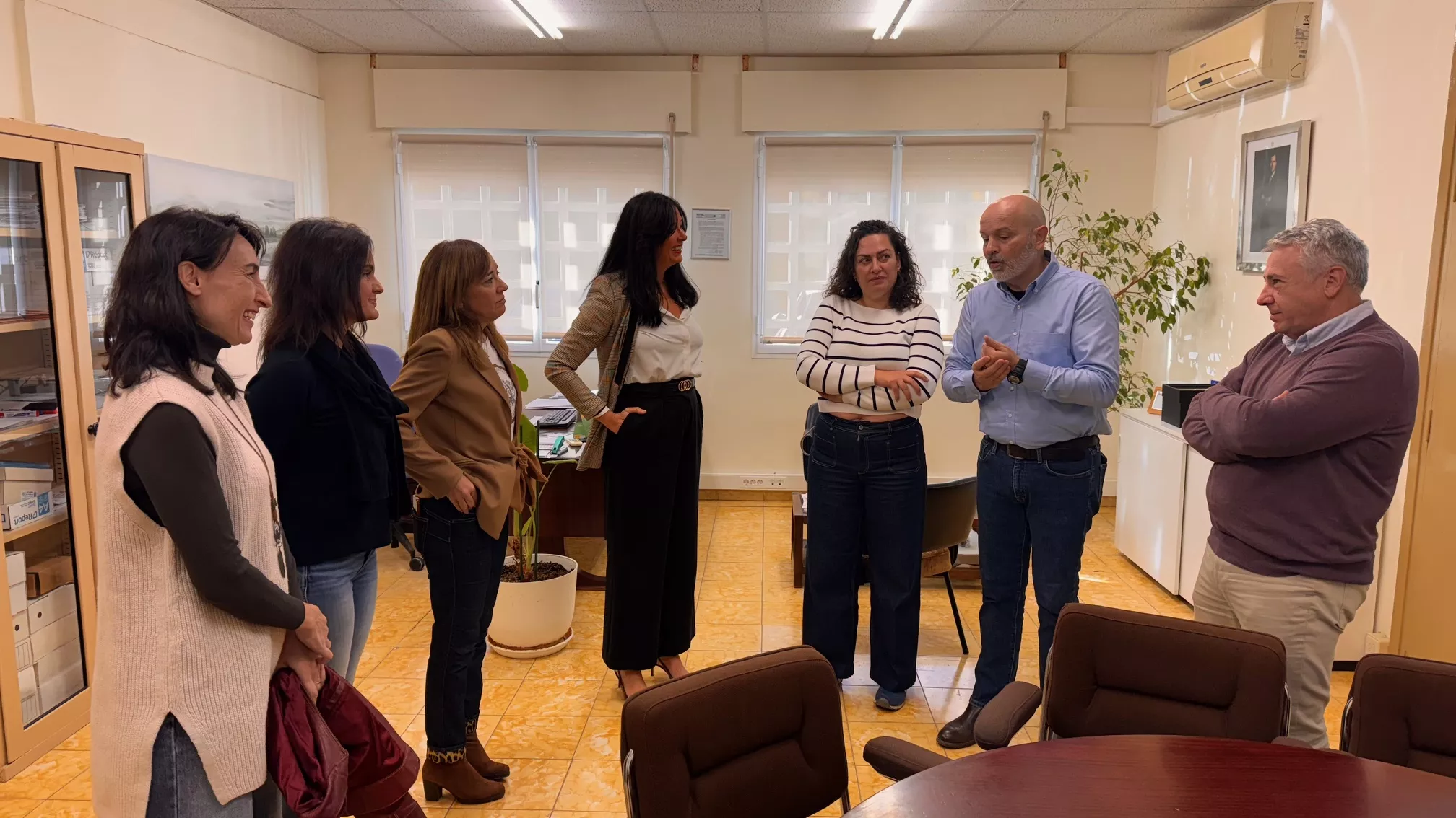 Visita de Lorena Orduna al CPIFP Montearagón.