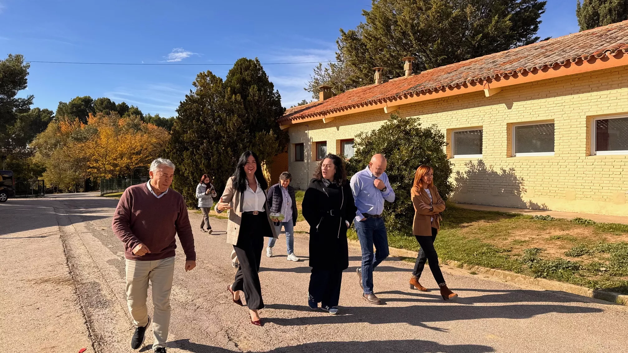 Visita de Lorena Orduna al CPIFP Montearagón.