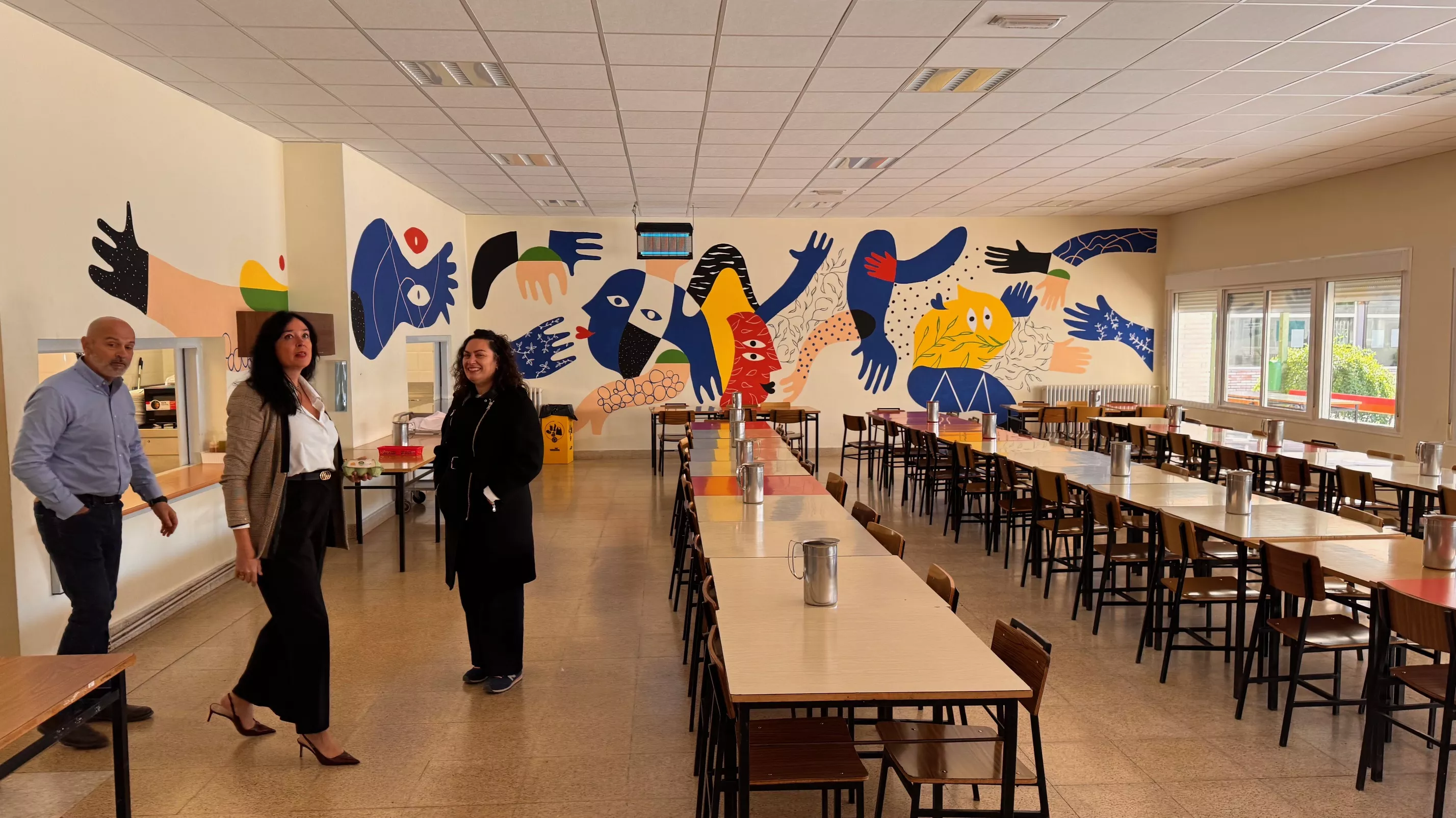 Visita de Lorena Orduna al CPIFP Montearagón.