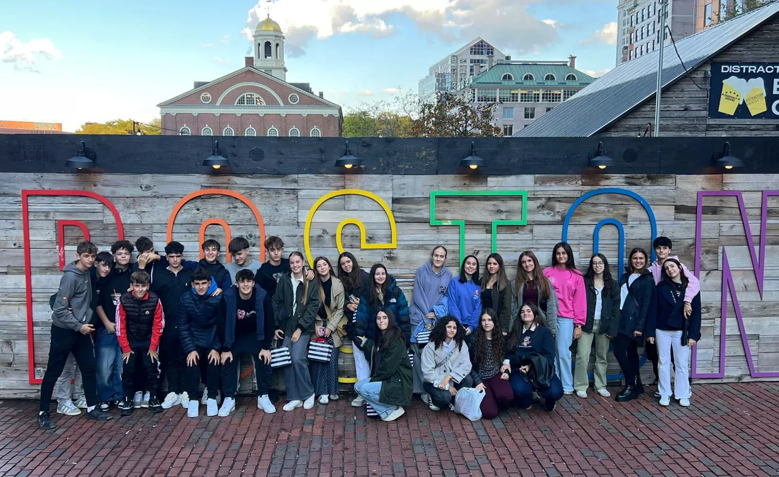 Intercambio escolar del colegio Santa Ana de Huesca y el Masconomet Regional High School de Boxford, en Boston.