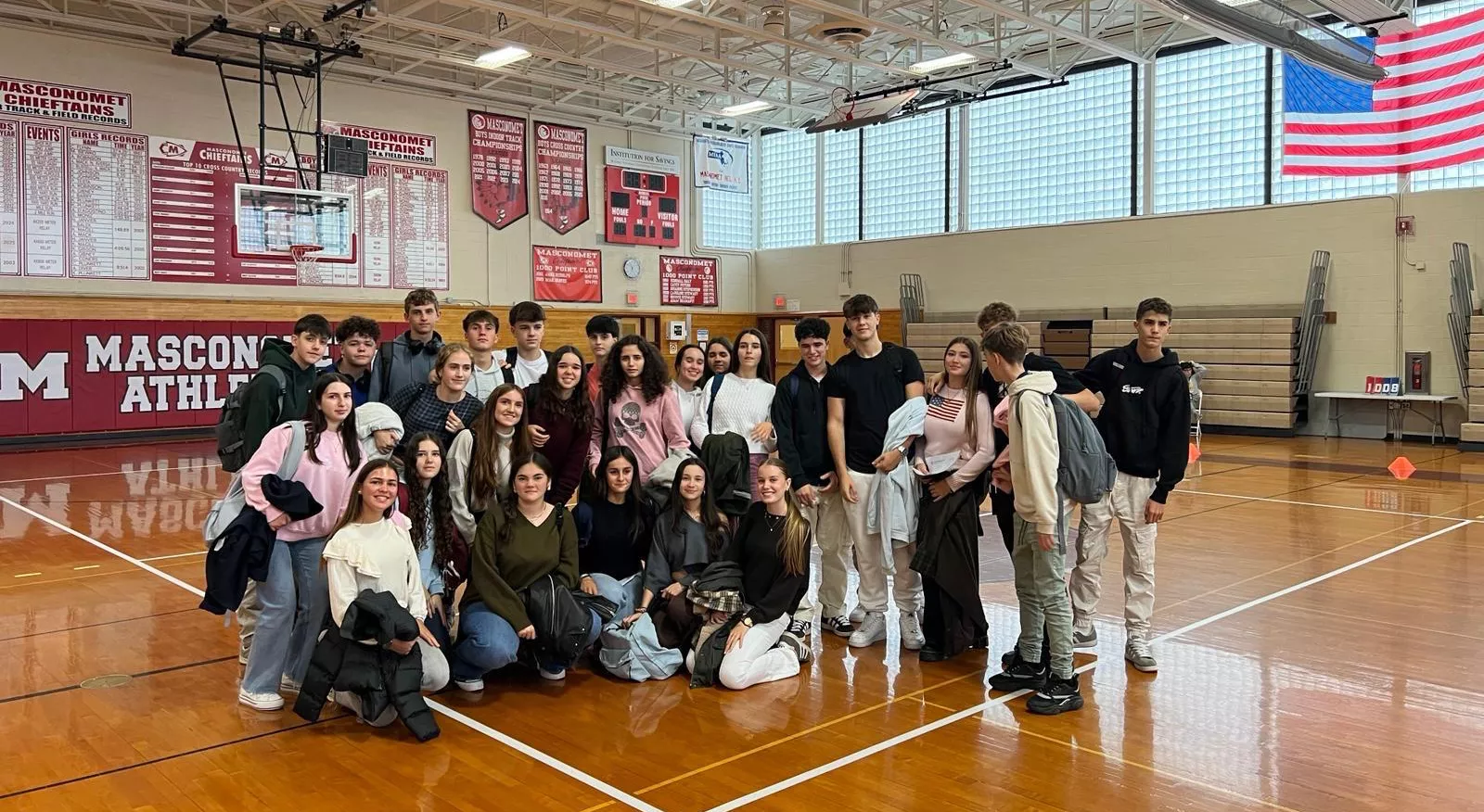 Intercambio escolar del colegio Santa Ana de Huesca y el Masconomet Regional High School de Boxford, en Boston.