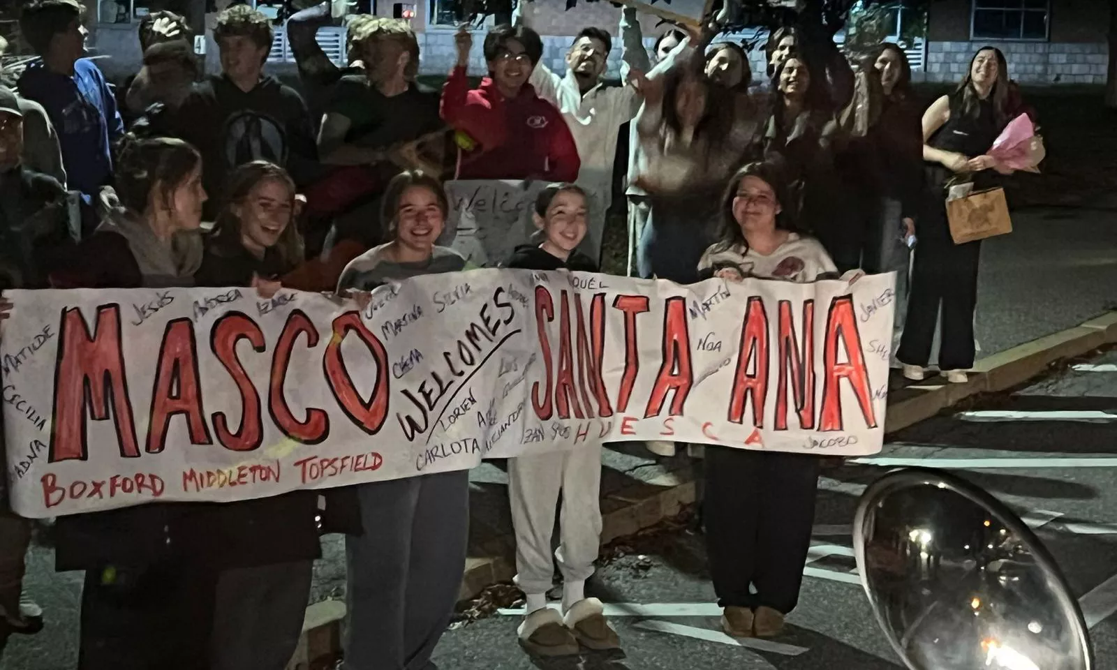 Intercambio escolar del colegio Santa Ana de Huesca y el Masconomet Regional High School de Boxford, en Boston.