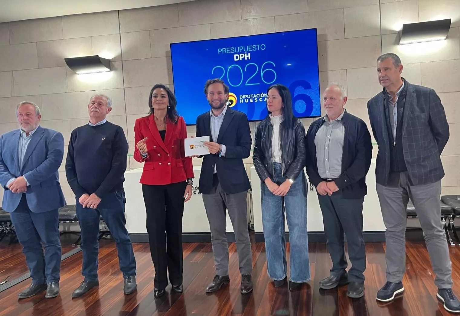 Casi la mitad del presupuesto de la Diputación de Huesca se destinará a inversión en 2026. Foto Mercedes Manterola