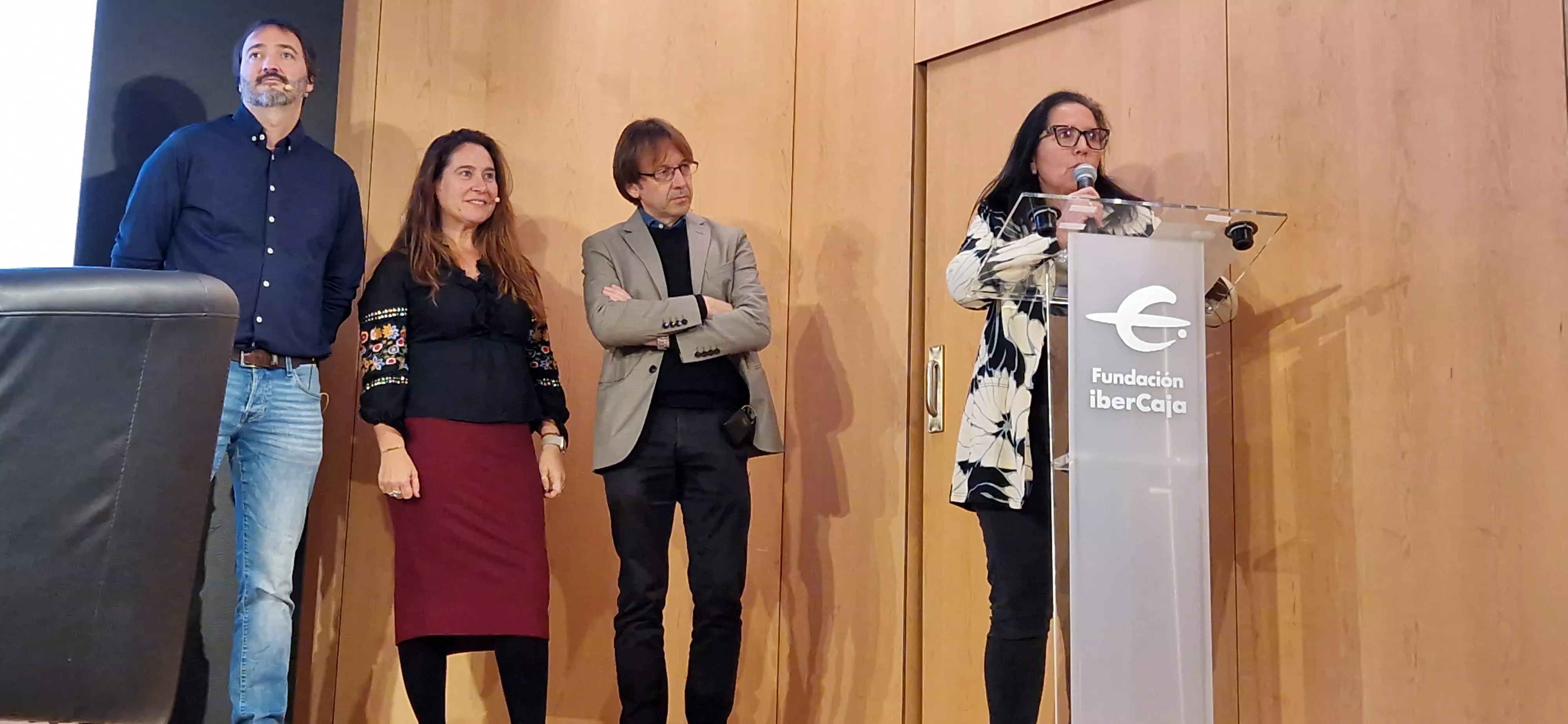 Daniel Pérez, Esther Pérez, Javier Olivera y Alexia Serrano. Foto Myriam Martínez