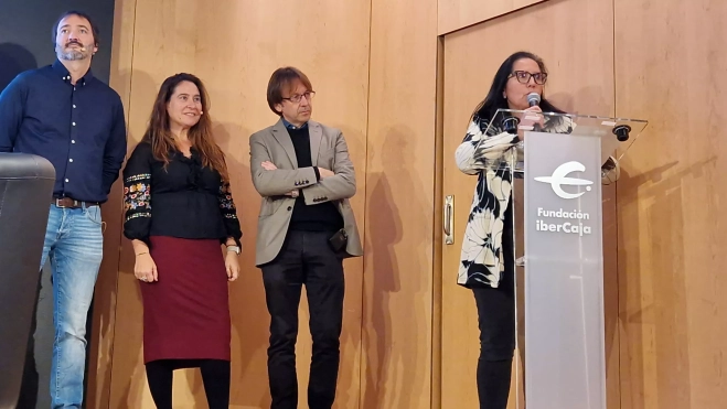 Daniel Pérez, Esther Pérez, Javier Olivera y Alexia Serrano. Foto Myriam Martínez