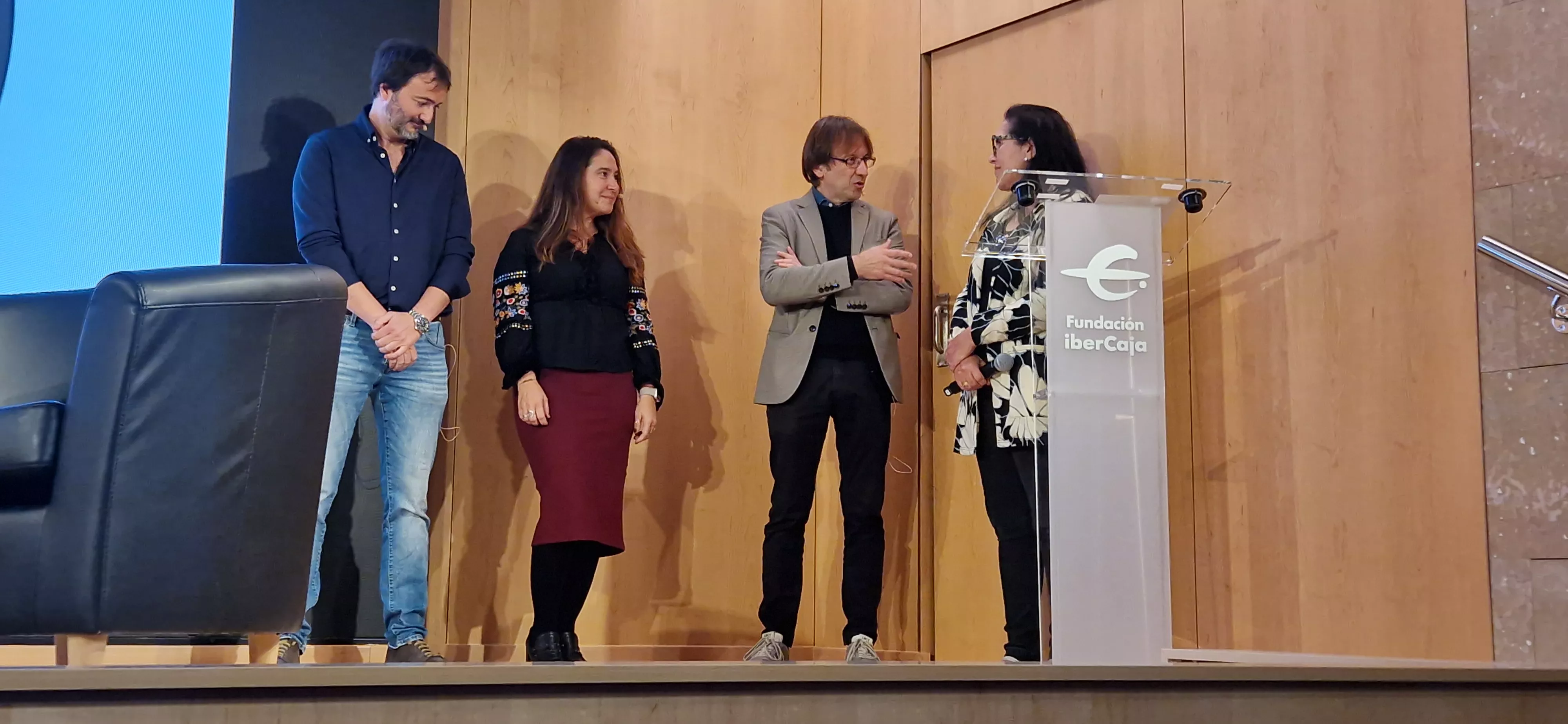 Daniel Pérez, Esther Pérez, Javier Olivera y Alexia Serrano. Foto Myriam Martínez