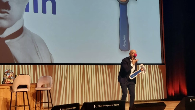 Cipri Quintas con sus herramientas Cipri Quintas con sus herramientas