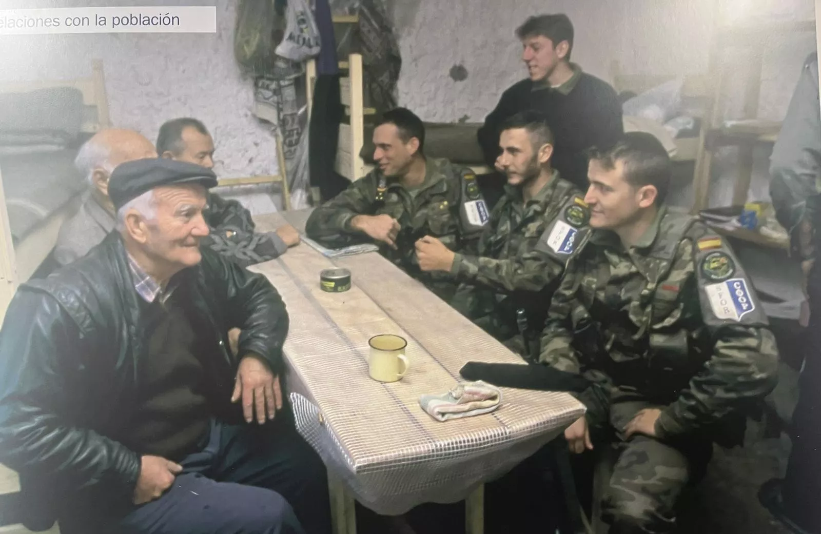 Imagen de la exposición “Misión Bosnia. La ruta de los españoles”.