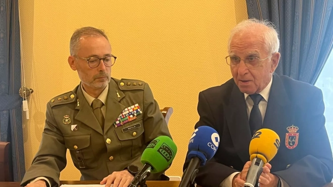 Rafael Matilla y Jaime Marqueta, durante la presentación de los actos.