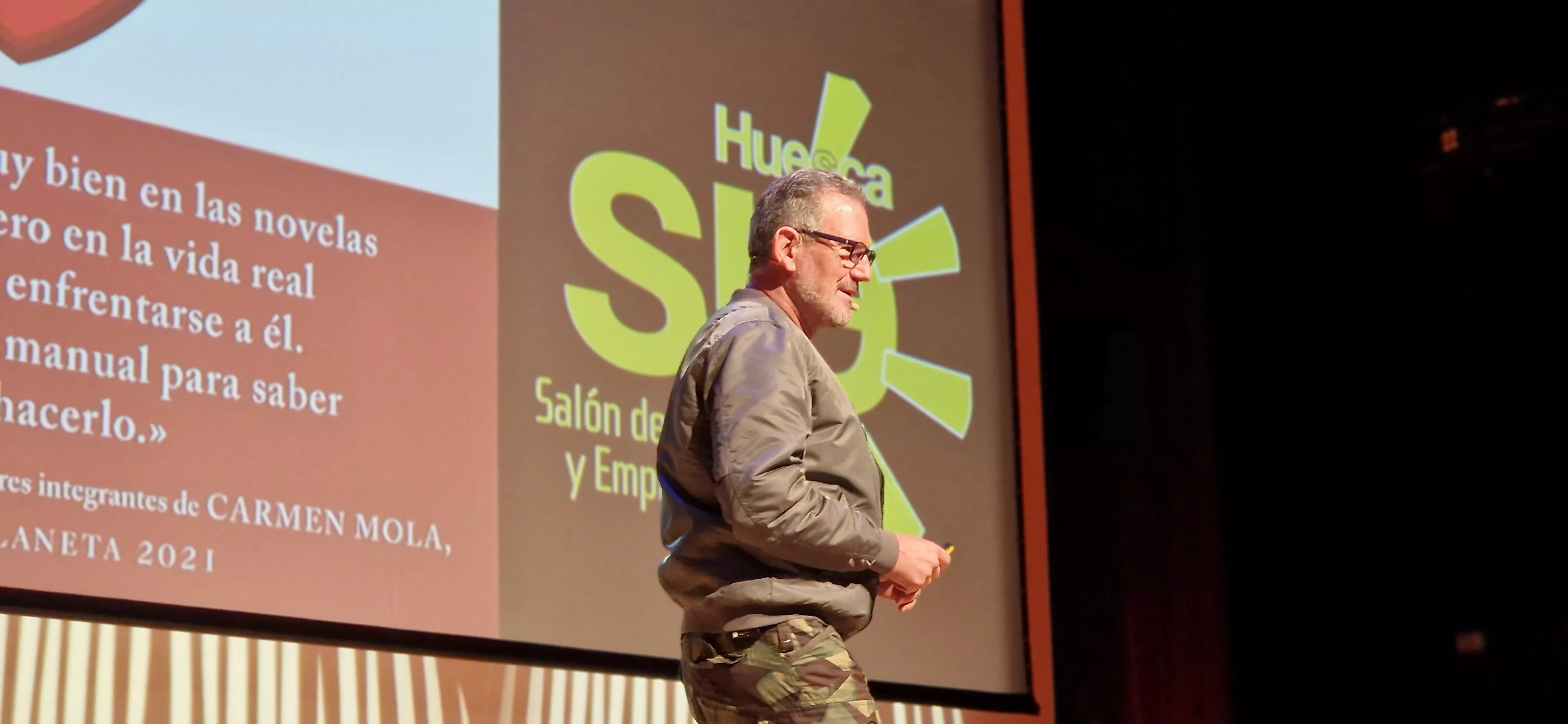 Julio de la Iglesia en el Salón de Innovación y Emprendimiento. Foto Myriam Martínez