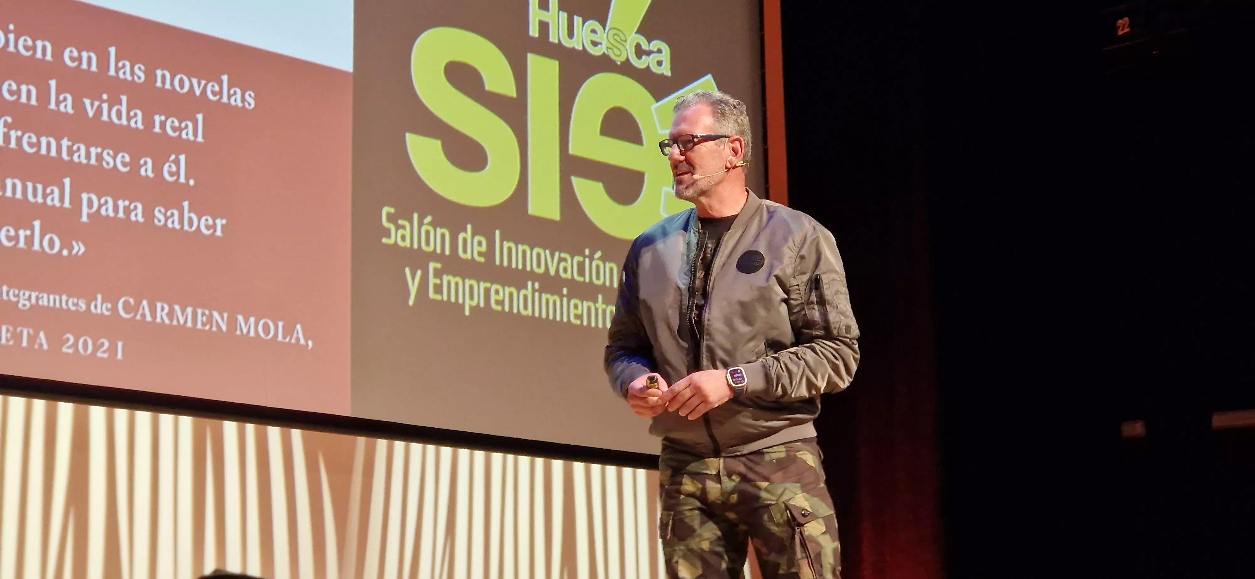 Julio de la Iglesia en el Salón de Innovación y Emprendimiento. Foto Myriam Martínez