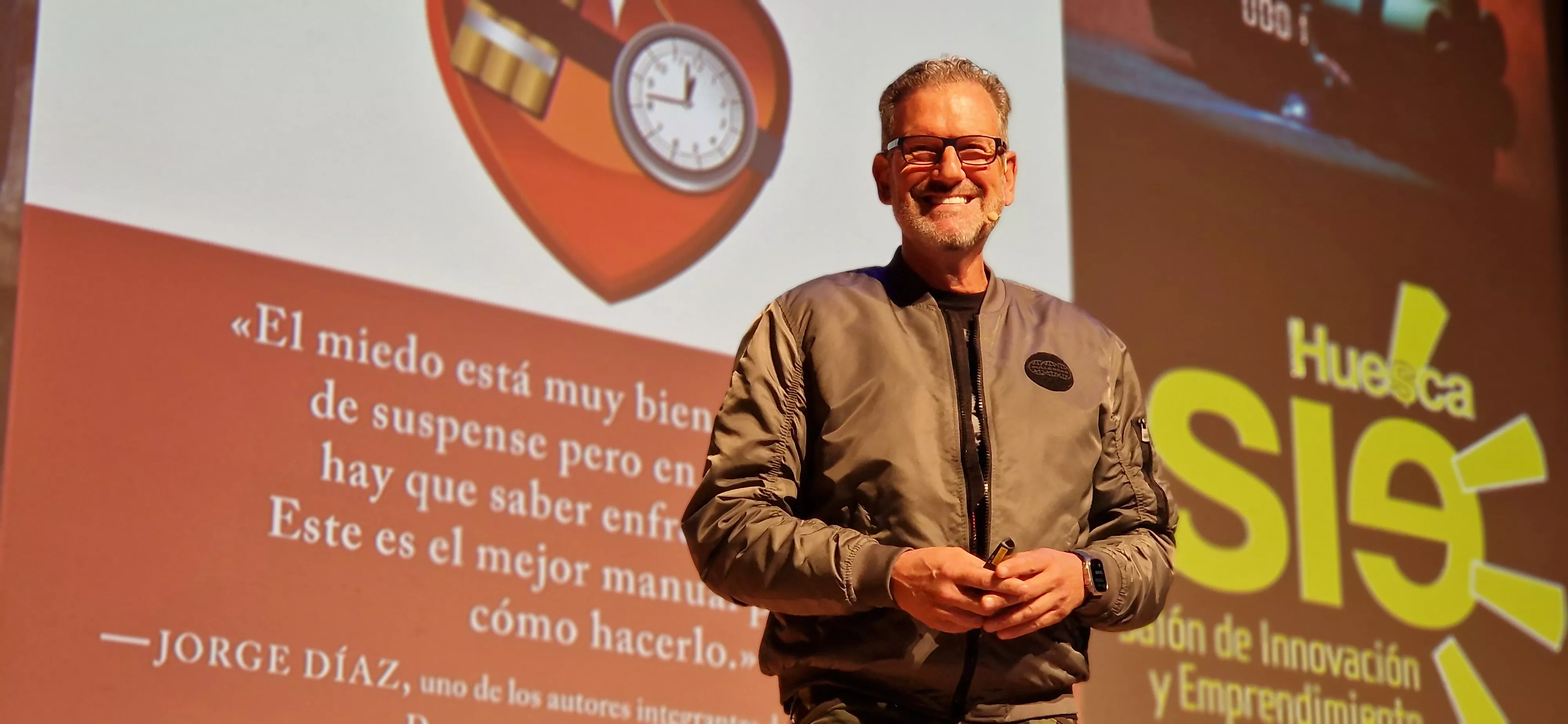 Julio de la Iglesia en el Salón de Innovación y Emprendimiento. Foto Myriam Martínez
