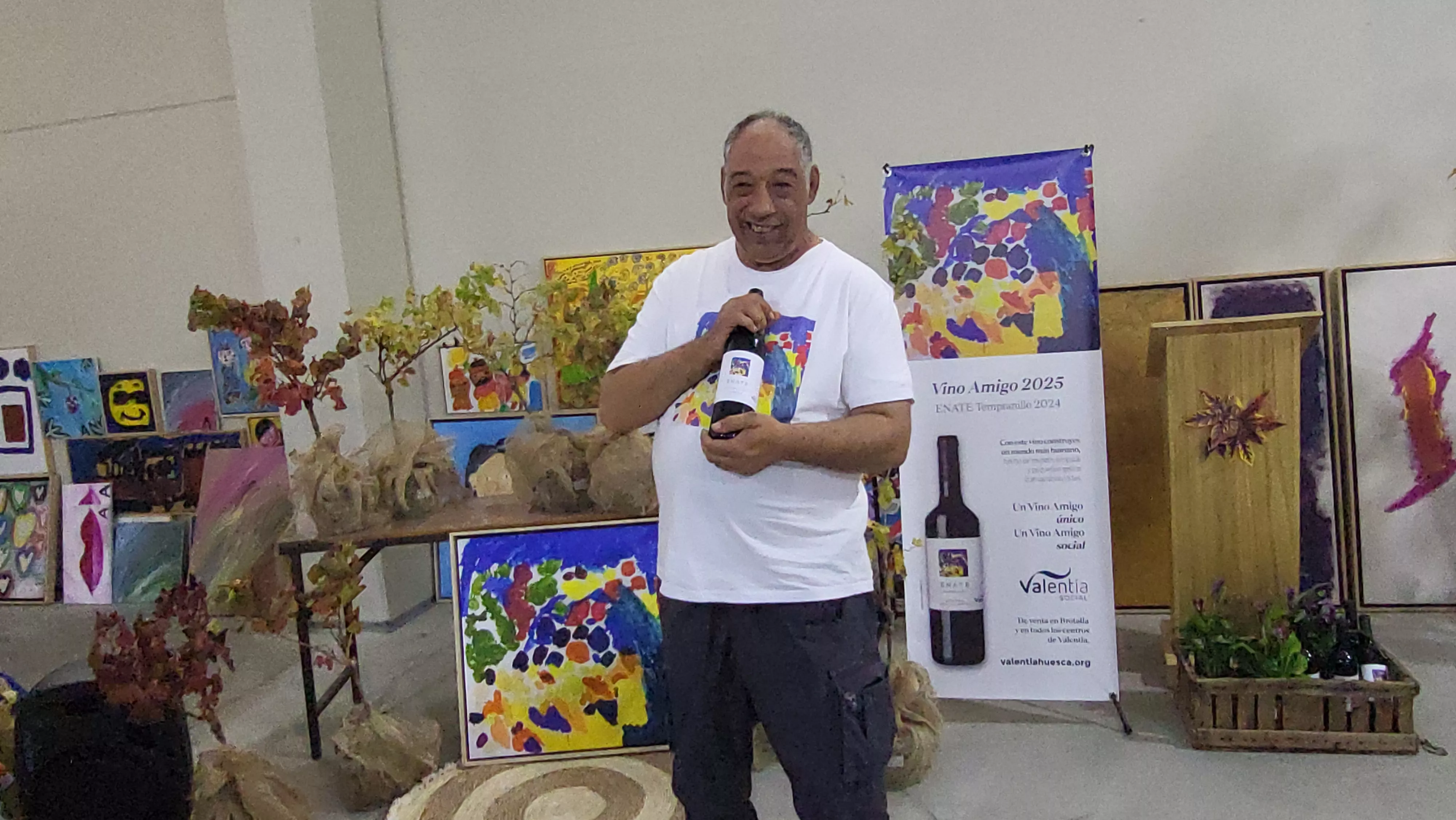 Presentación del Vino Amigo 2025 de Valentia y Enate. Foto Mercedes Manterola