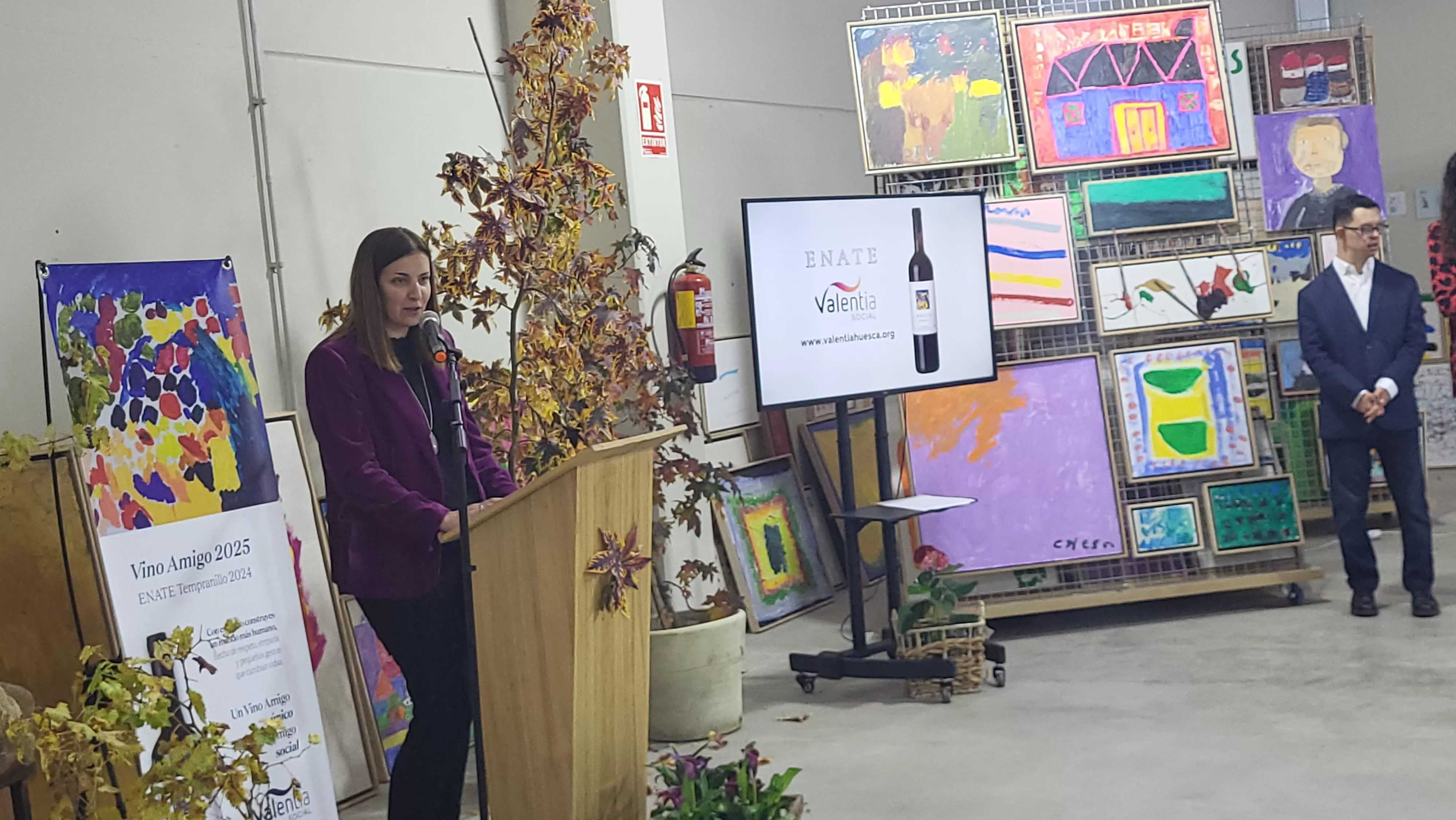 Presentación del Vino Amigo 2025 de Valentia y Enate. Foto Mercedes Manterola
