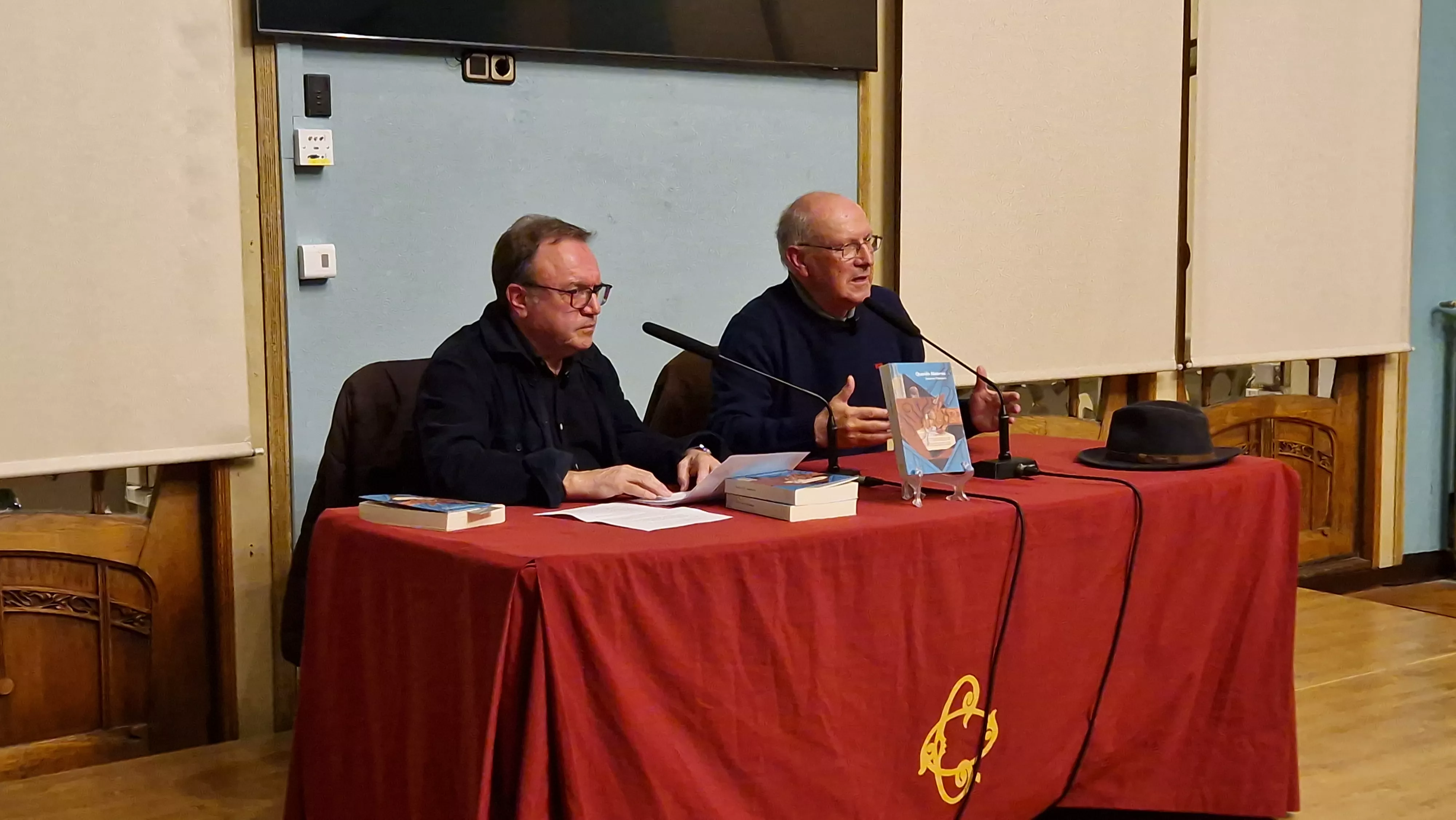 José Domingo Dueñas y Severino Pallaruelo. Foto Myriam Martínez