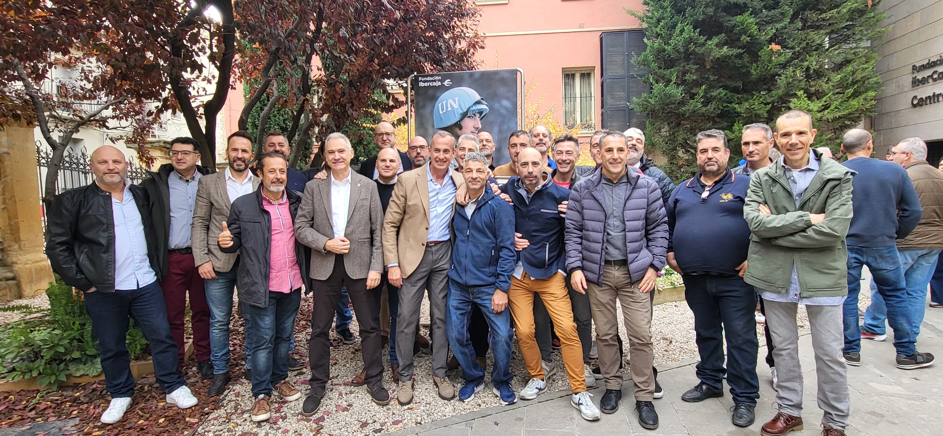 Inauguración de la exposición “Misión Bosnia. La ruta de los españoles” en Huesca. Foto Mercedes Manterola