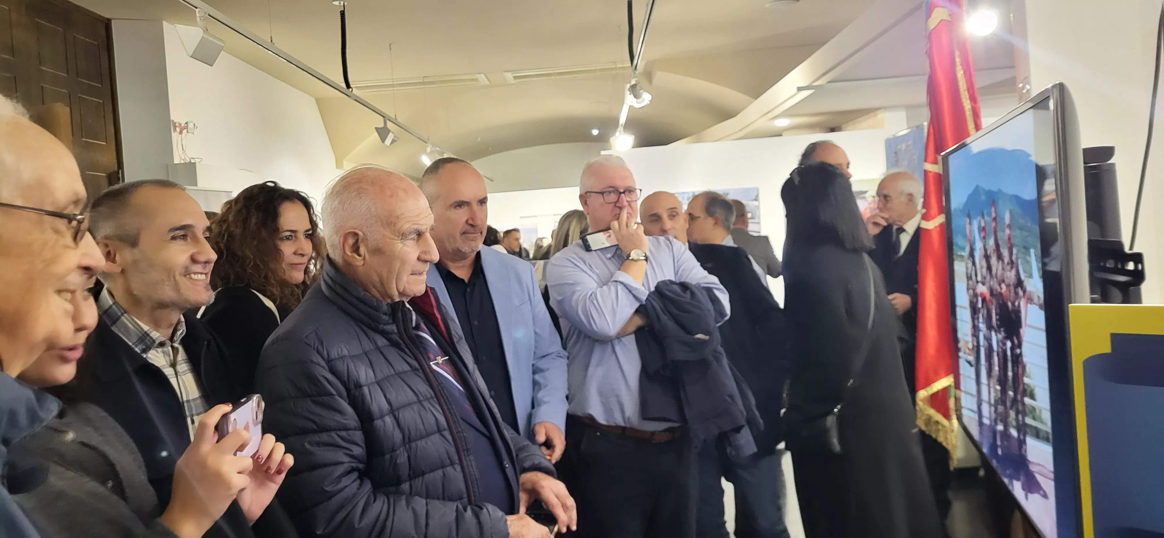 Inauguración de la exposición “Misión Bosnia. La ruta de los españoles” en Huesca. Foto Mercedes Manterola