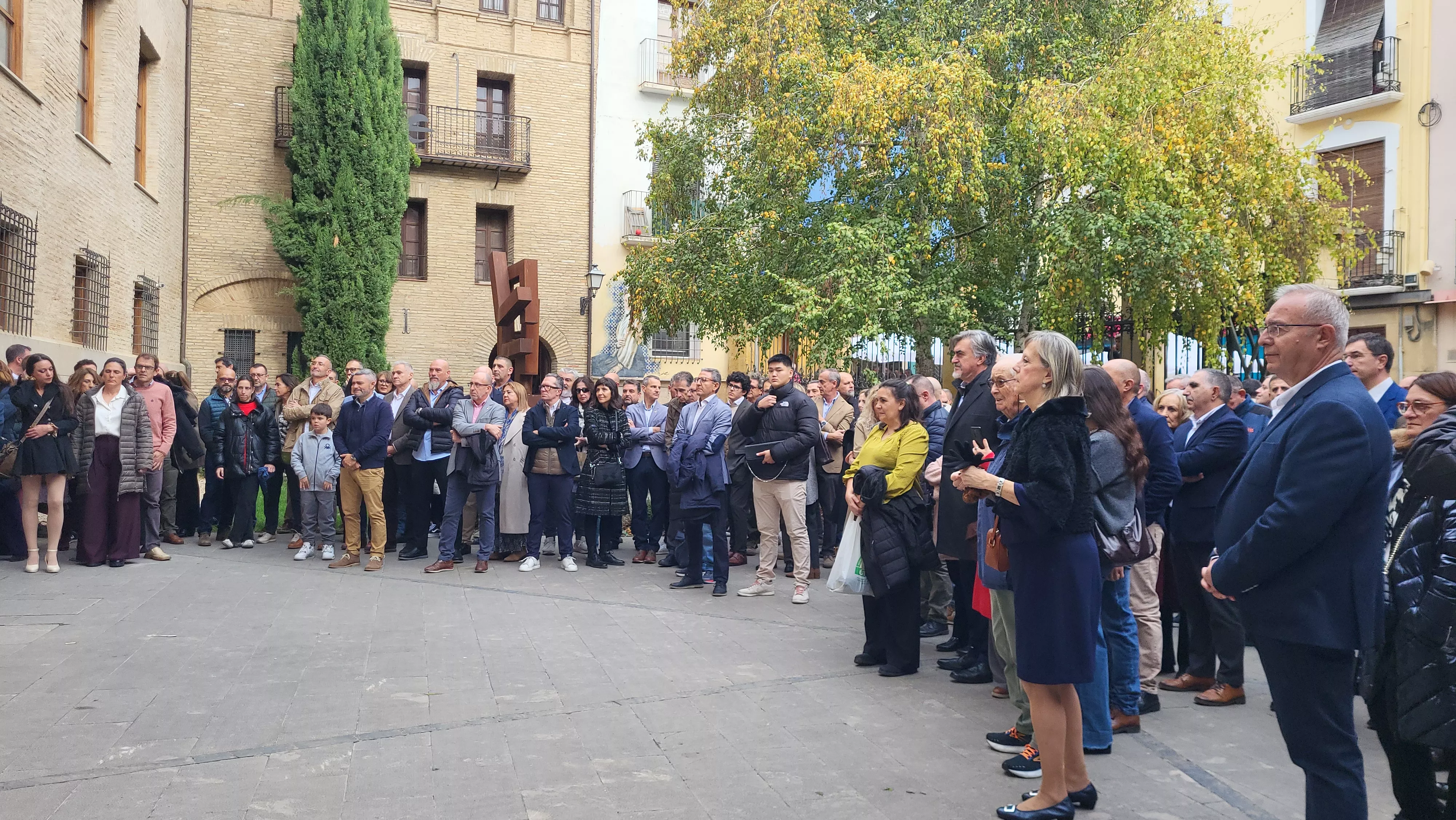 Inauguración de la exposición “Misión Bosnia. La ruta de los españoles” en Huesca. Foto Mercedes Manterola