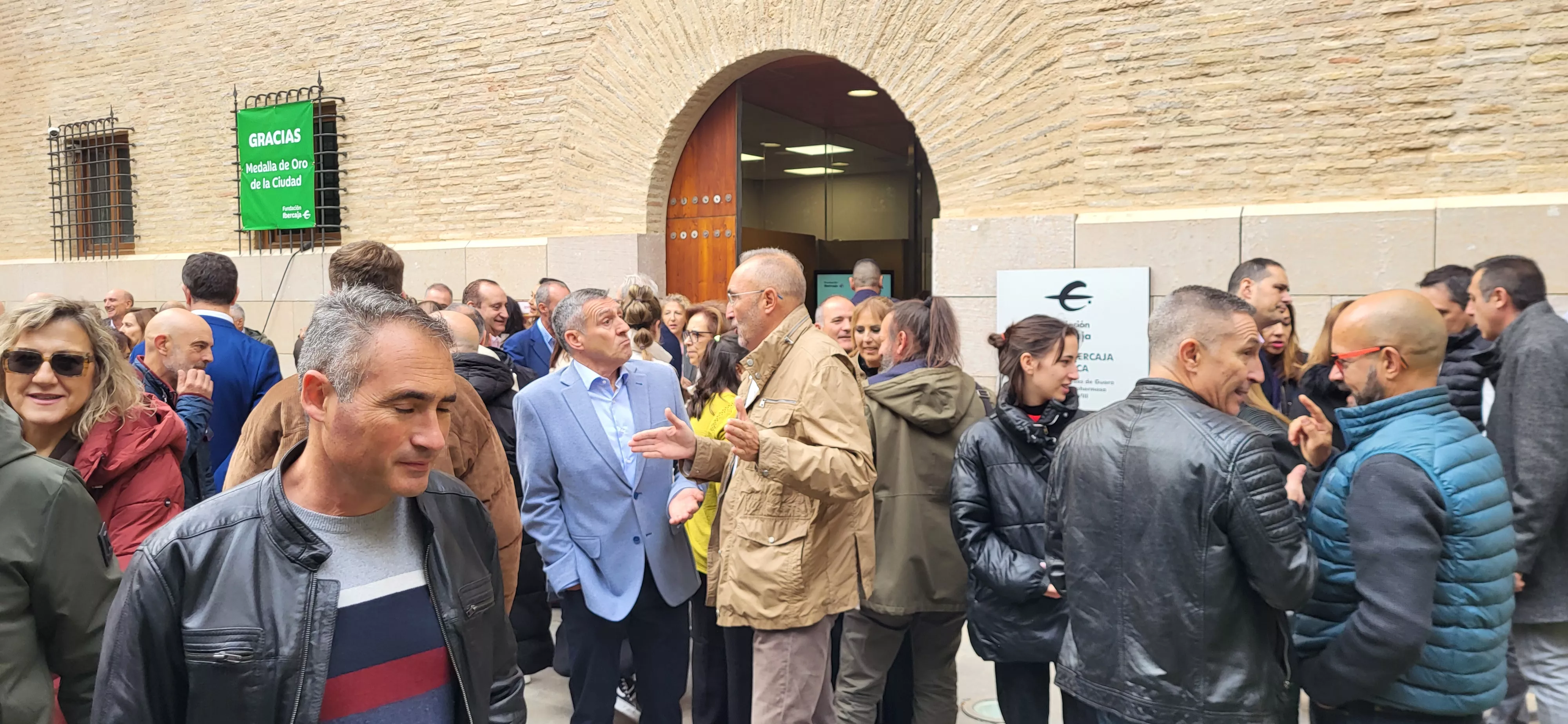 Inauguración de la exposición “Misión Bosnia. La ruta de los españoles” en Huesca. Foto Mercedes Manterola