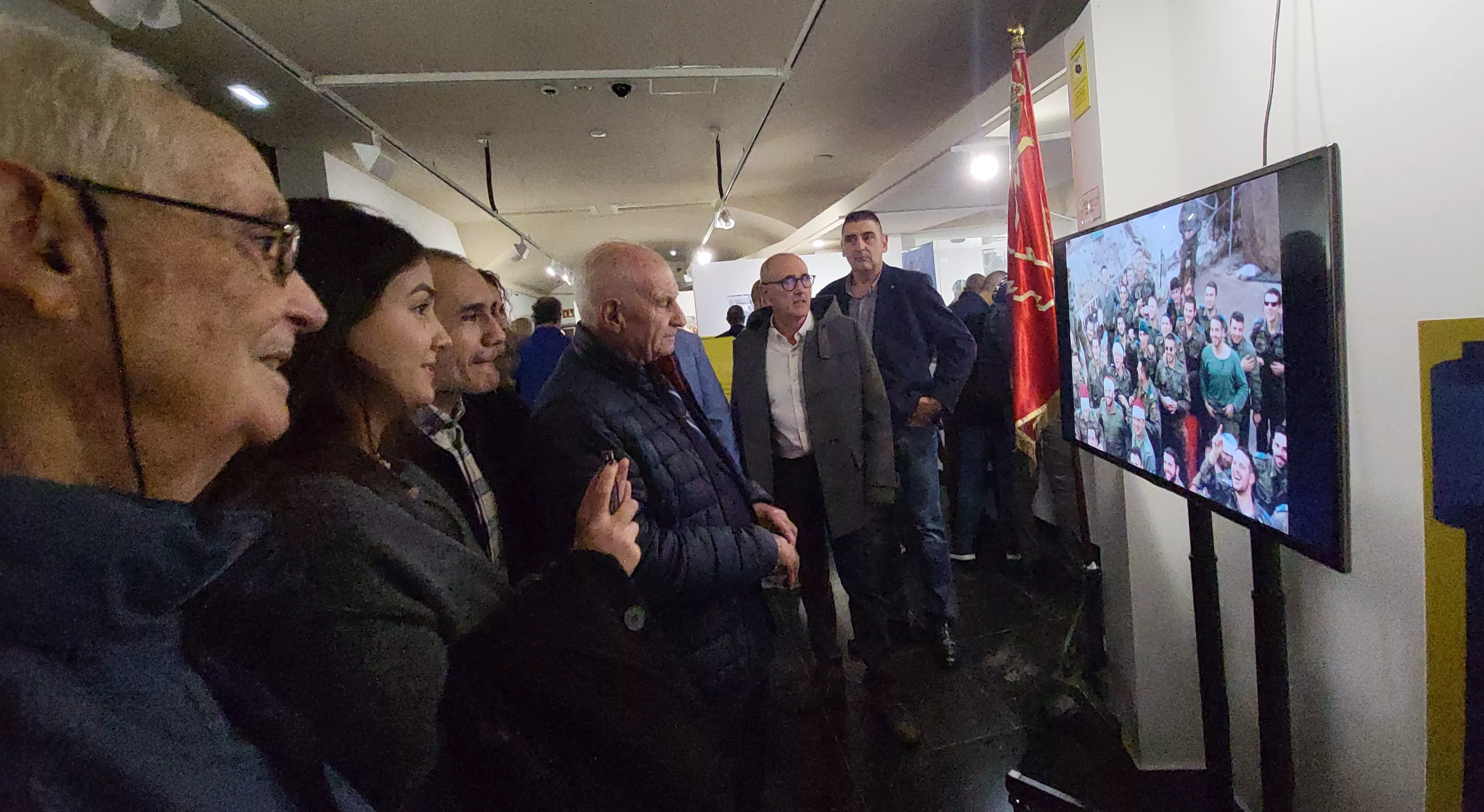 Inauguración de la exposición “Misión Bosnia. La ruta de los españoles” en Huesca. Foto Mercedes Manterola