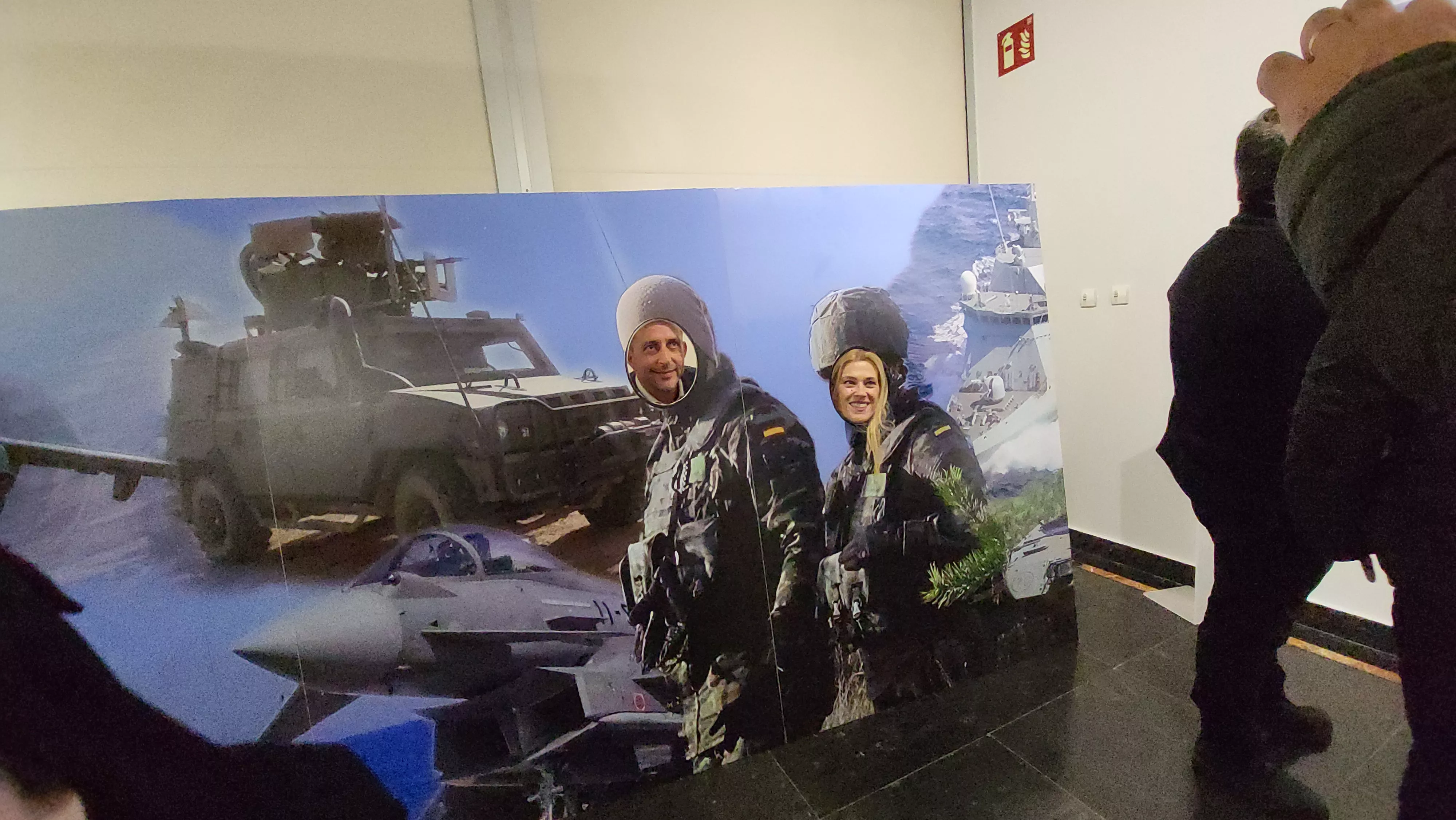 Inauguración de la exposición “Misión Bosnia. La ruta de los españoles” en Huesca. Foto Mercedes Manterola