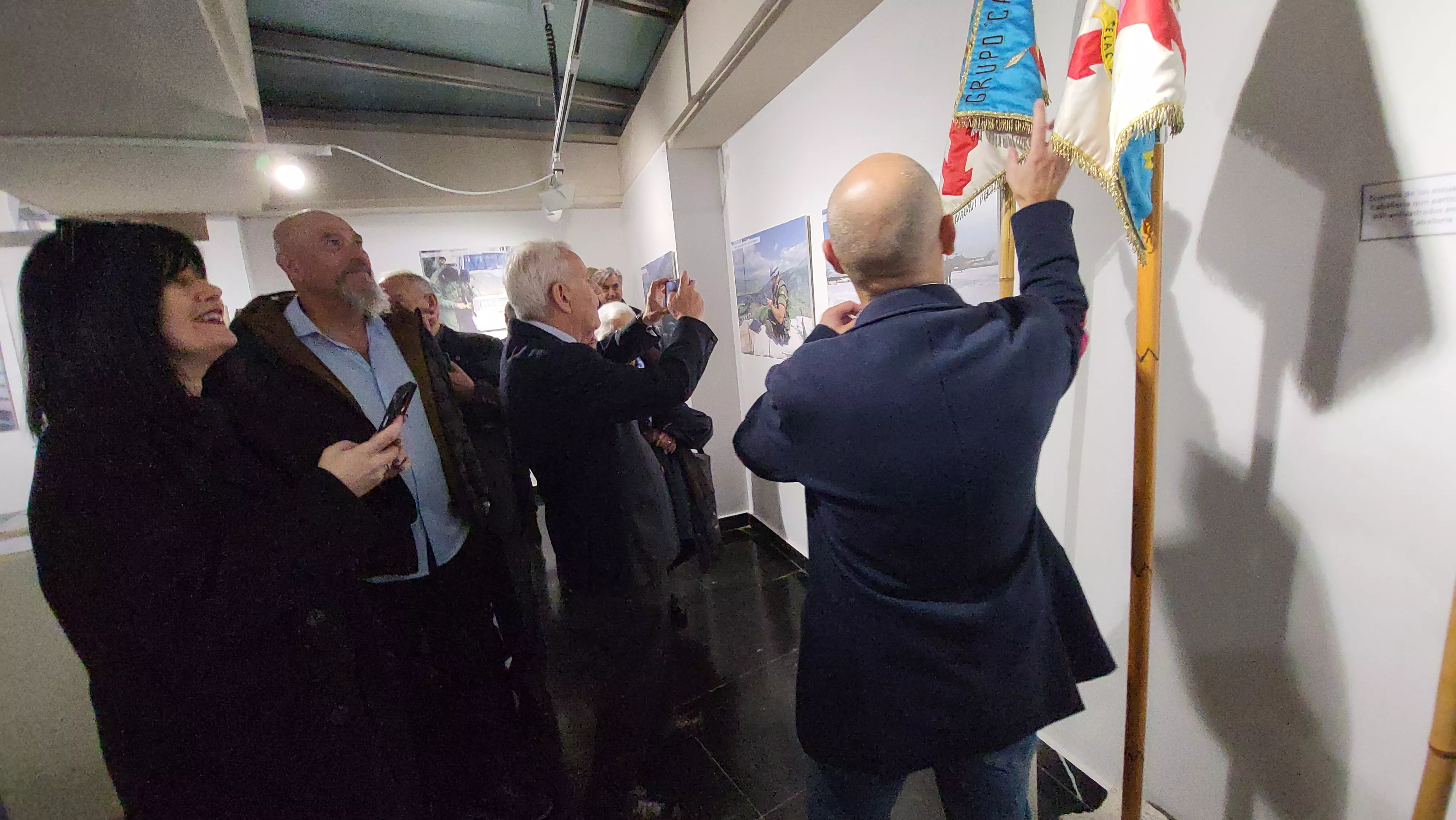 Inauguración de la exposición “Misión Bosnia. La ruta de los españoles” en Huesca. Foto Mercedes Manterola