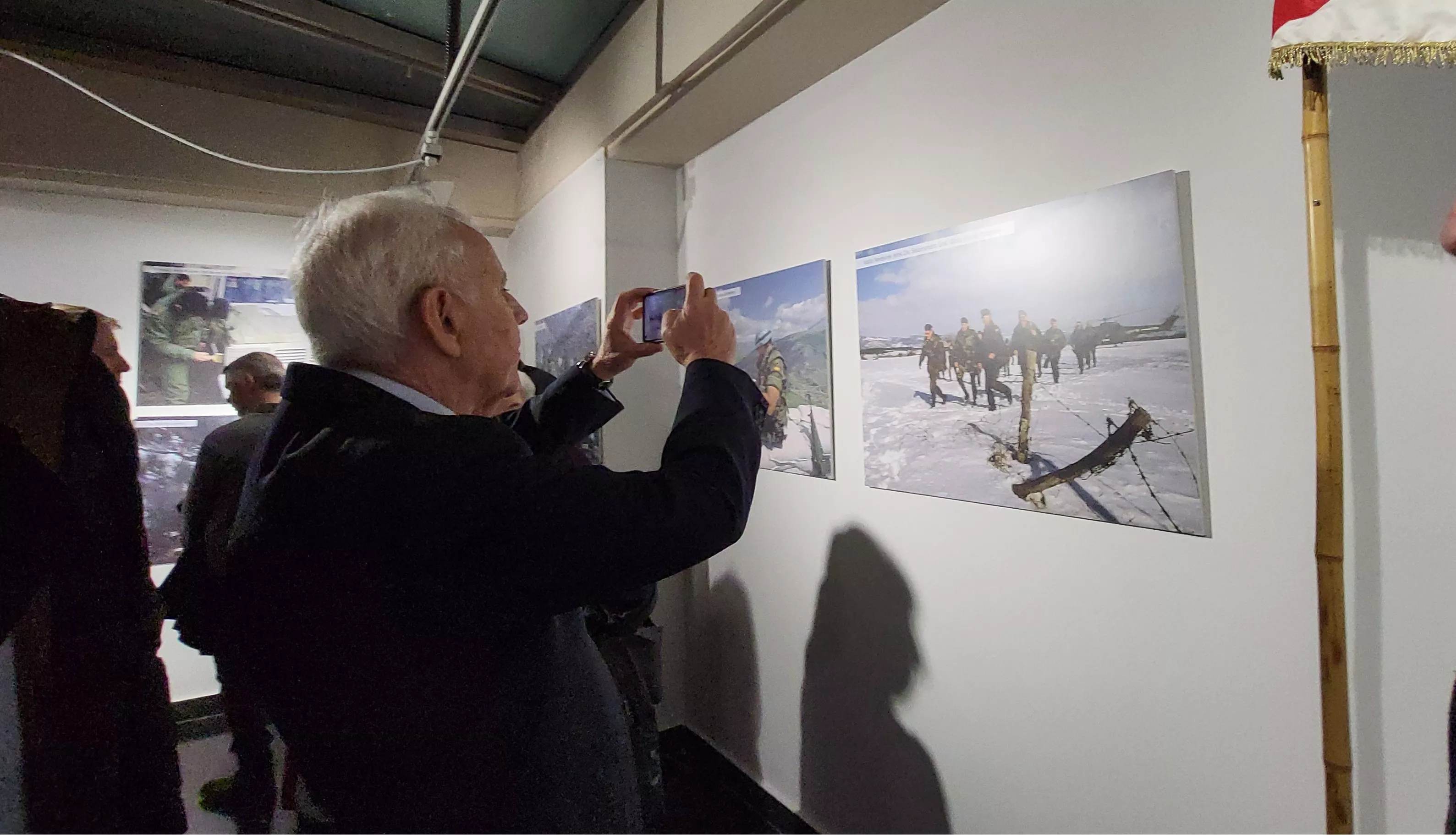 Inauguración de la exposición “Misión Bosnia. La ruta de los españoles” en Huesca. Foto Mercedes Manterola