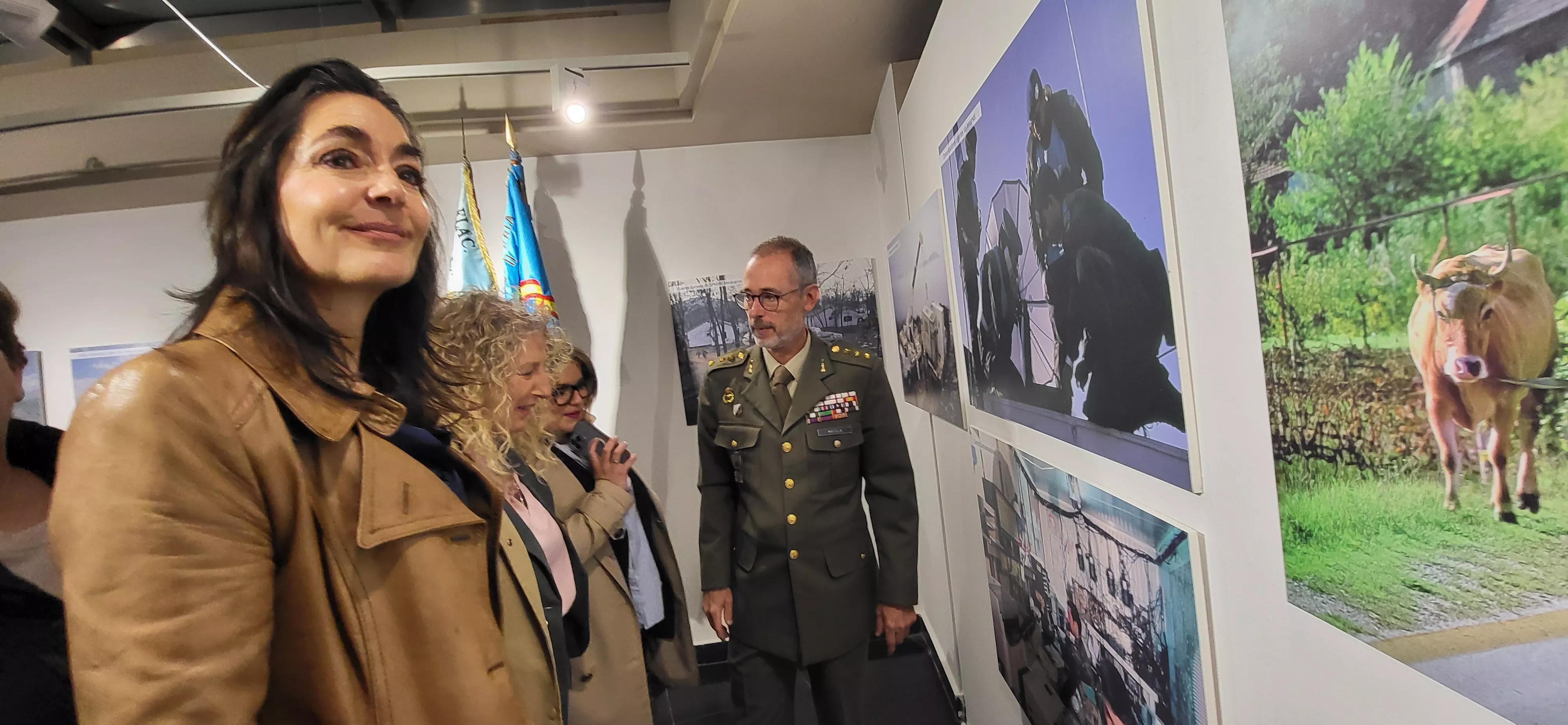 Inauguración de la exposición “Misión Bosnia. La ruta de los españoles” en Huesca. Foto Mercedes Manterola