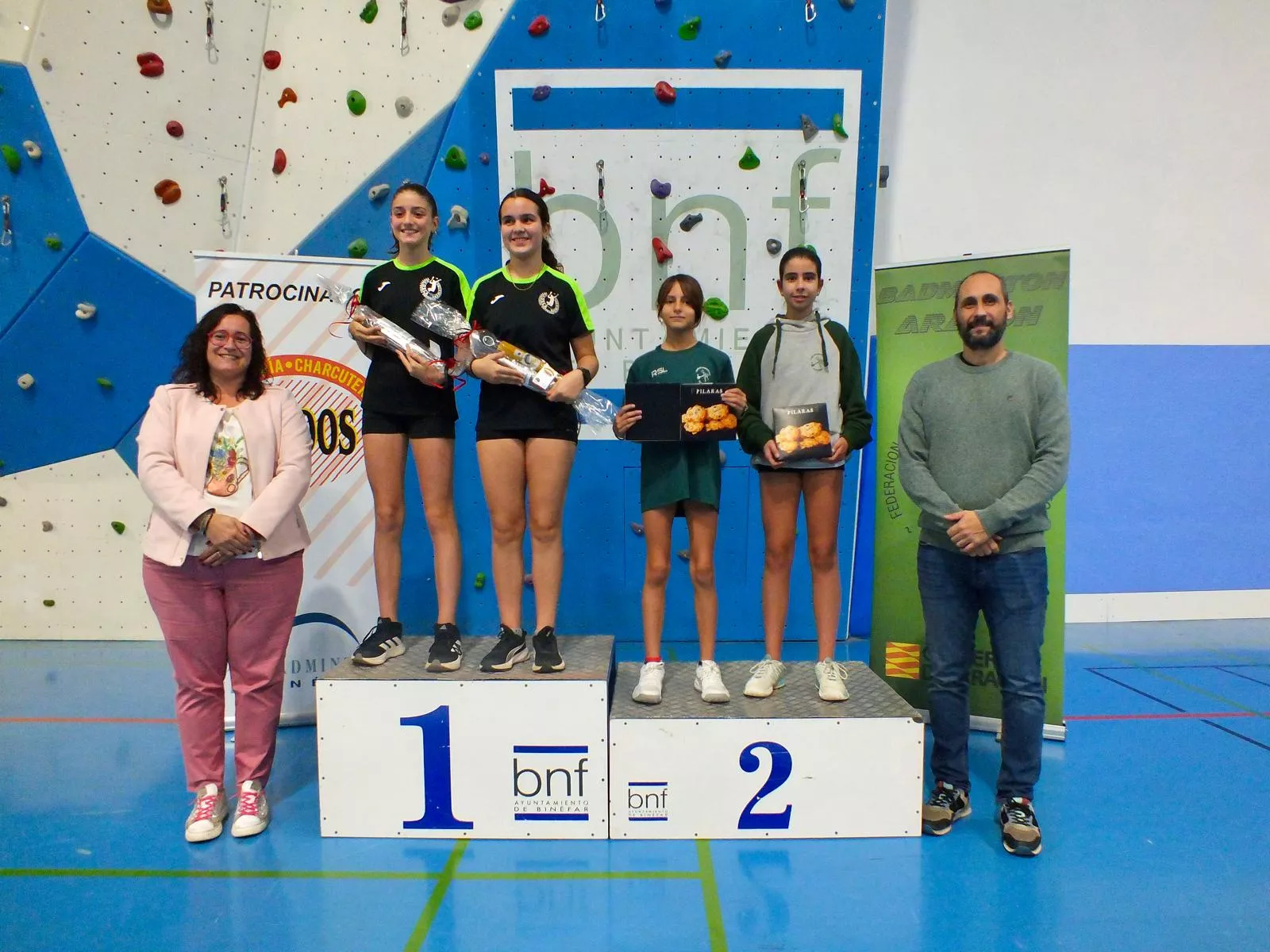 Alba Cejalvo y Vega Morer campeonas DF 13