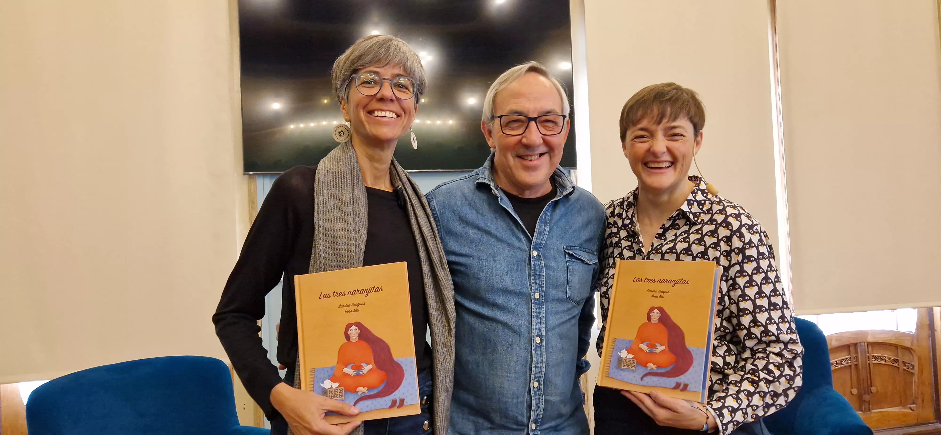 Rosa Mai, José María Aniés y Sandra Araguás. Foto Myriam Martínez