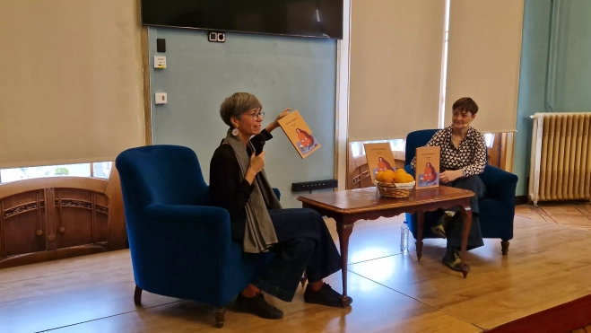 Rosa Mai y Sandra Araguás. Foto Myriam Martínez