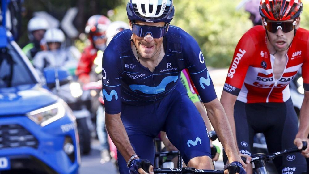 Jorge Arcas, ciclista del Movistar.