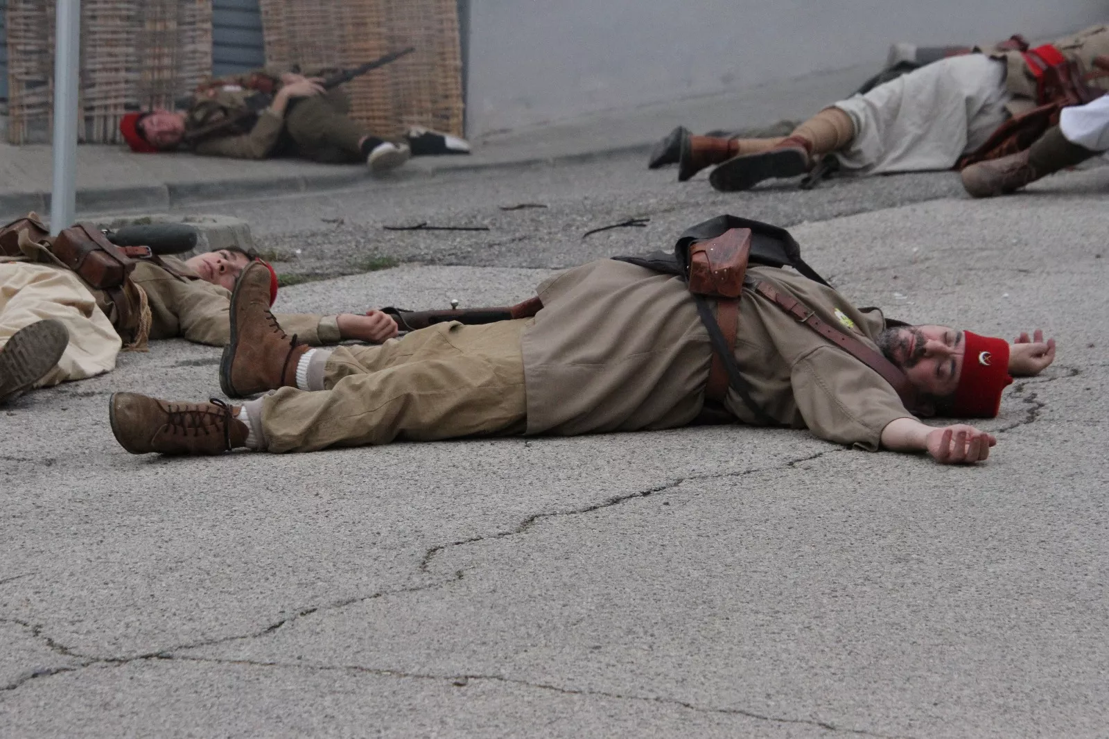 Recreación en Flix de la Batalla del Ebro. Foto Carlos Neofato