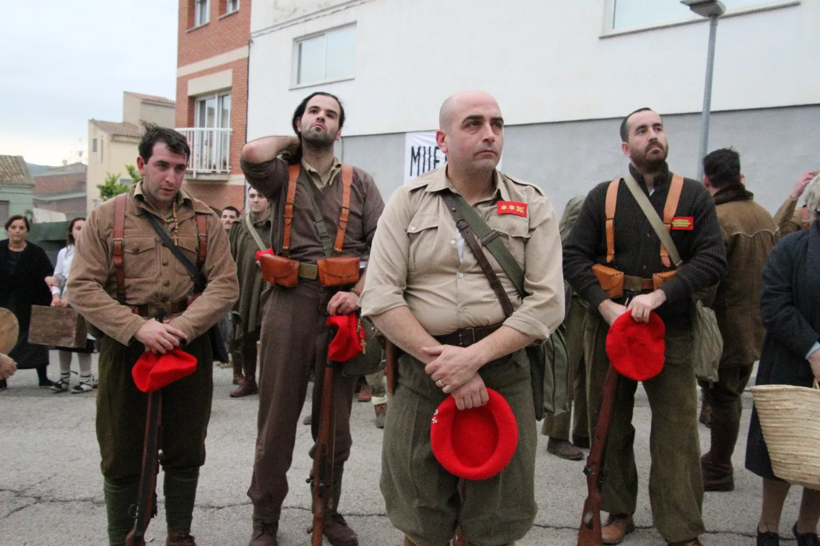 Recreación en Flix de la Batalla del Ebro. Foto Carlos Neofato