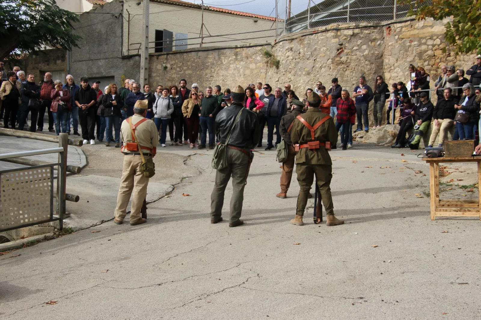 Recreación en Flix de la Batalla del Ebro. Foto Carlos Neofato