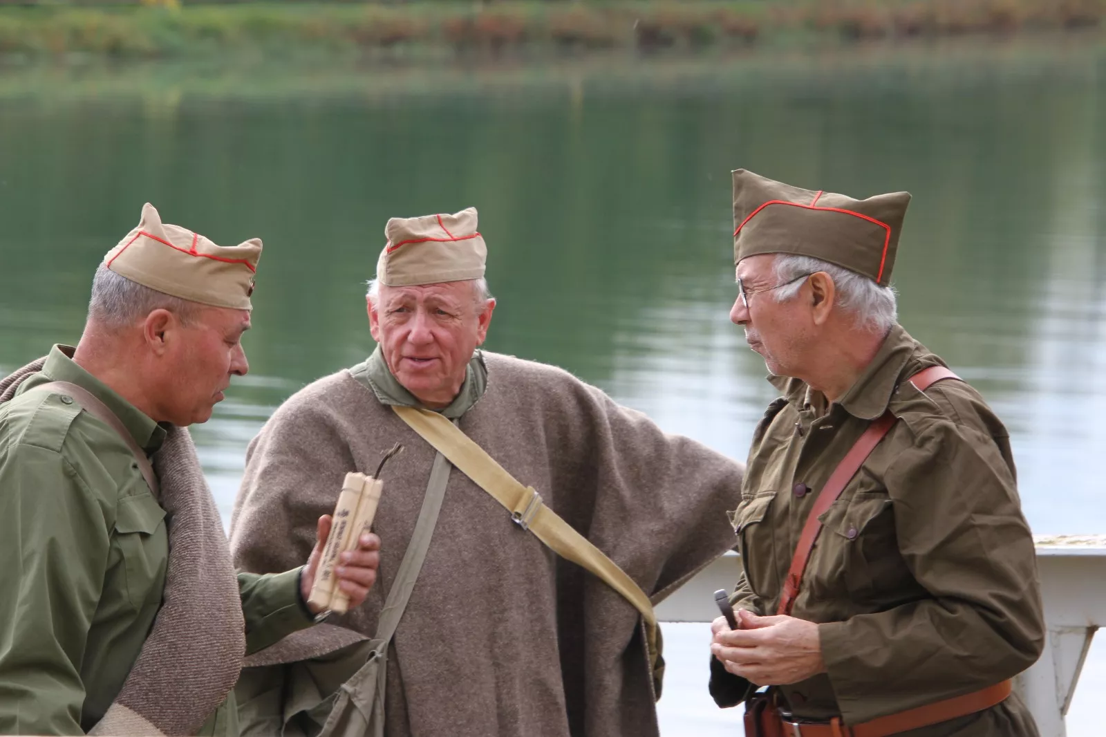 Recreación en Flix de la Batalla del Ebro. Foto Carlos Neofato