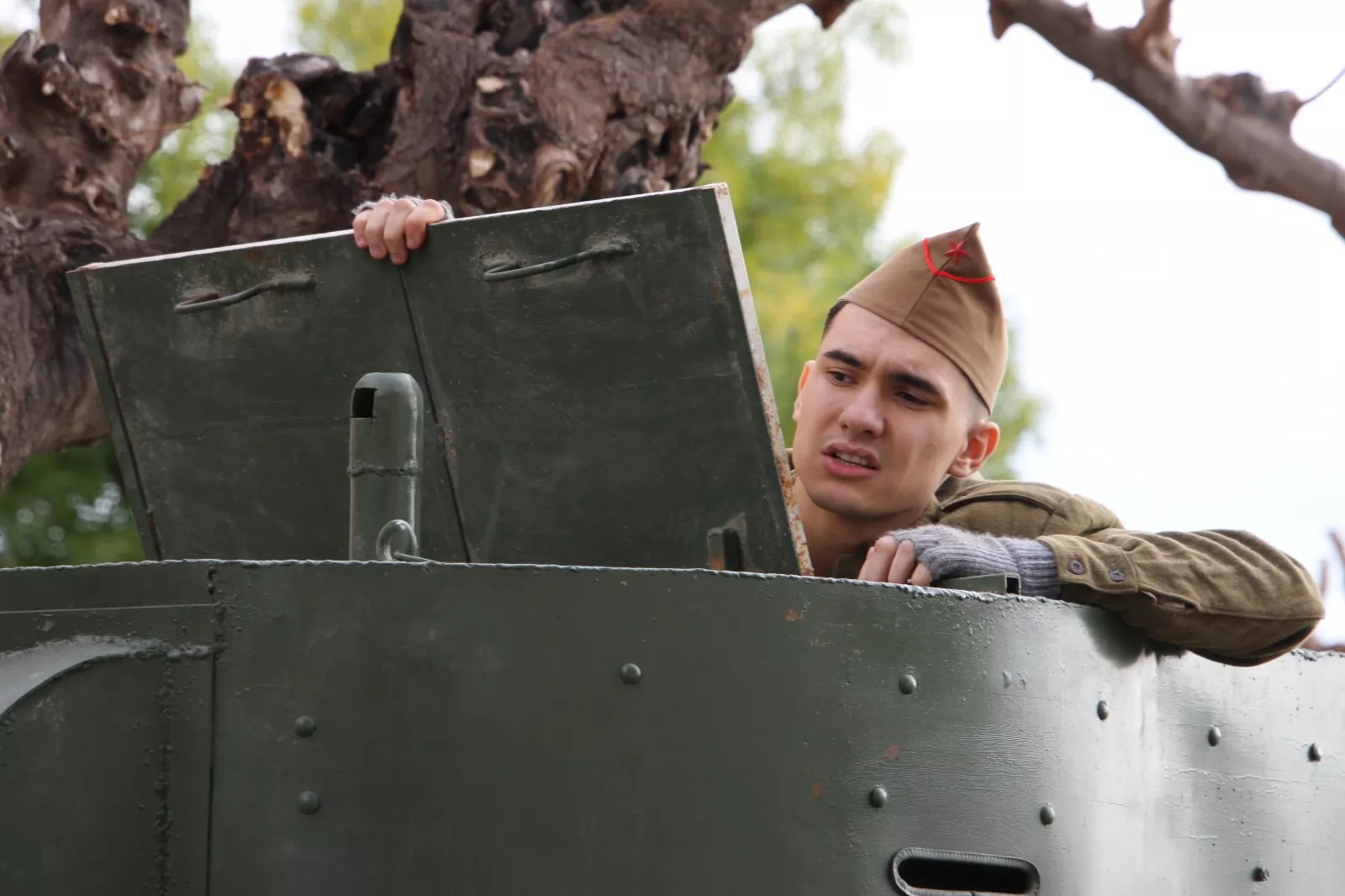 Recreación en Flix de la Batalla del Ebro. Foto Carlos Neofato