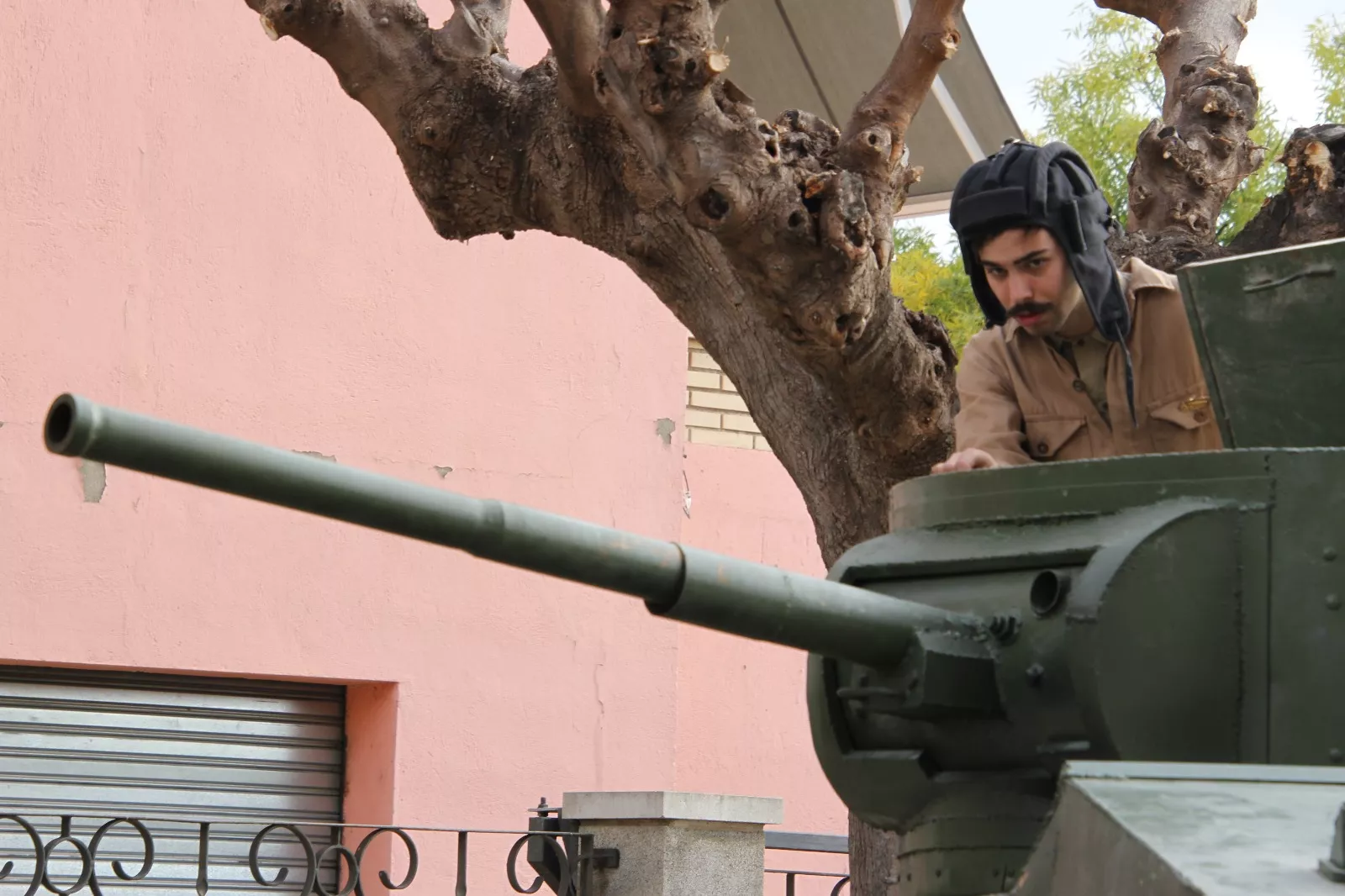 Recreación en Flix de la Batalla del Ebro. Foto Carlos Neofato