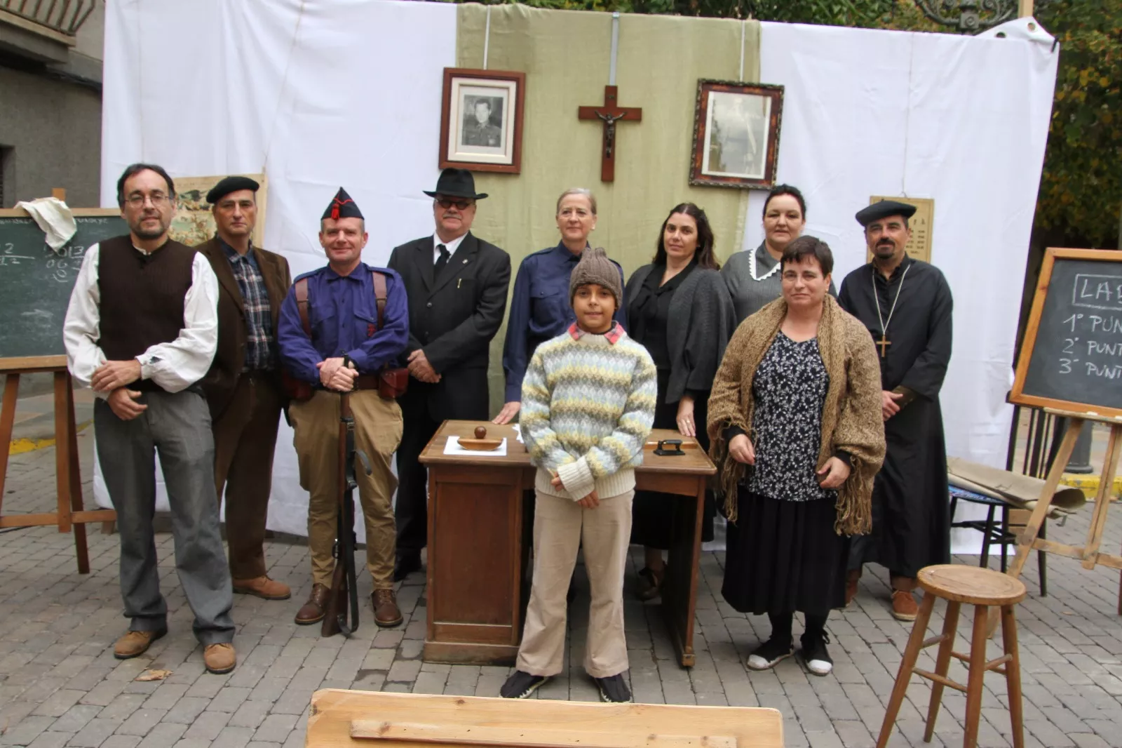 Recreación en Flix de la Batalla del Ebro. Foto Carlos Neofato