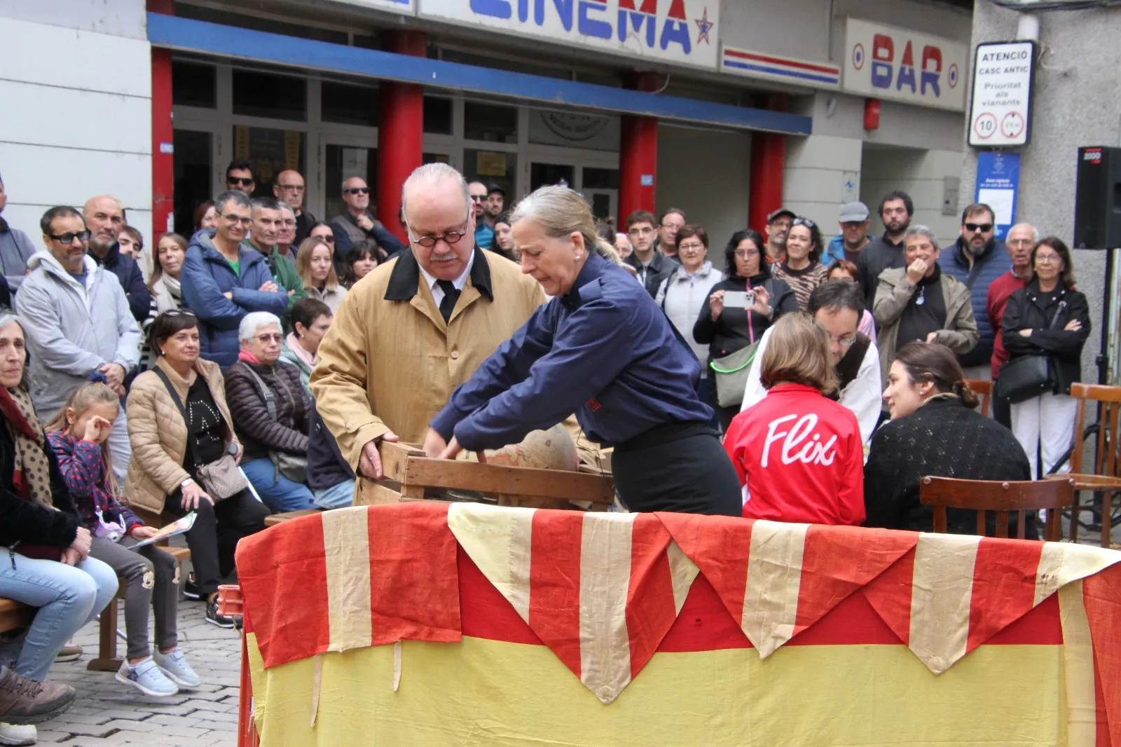 Recreación en Flix de la Batalla del Ebro. Foto Carlos Neofato