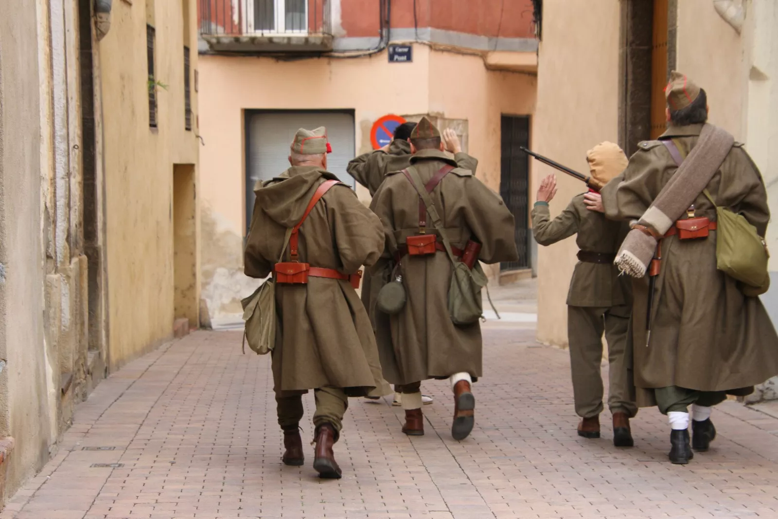 Recreación en Flix de la Batalla del Ebro. Foto Carlos Neofato