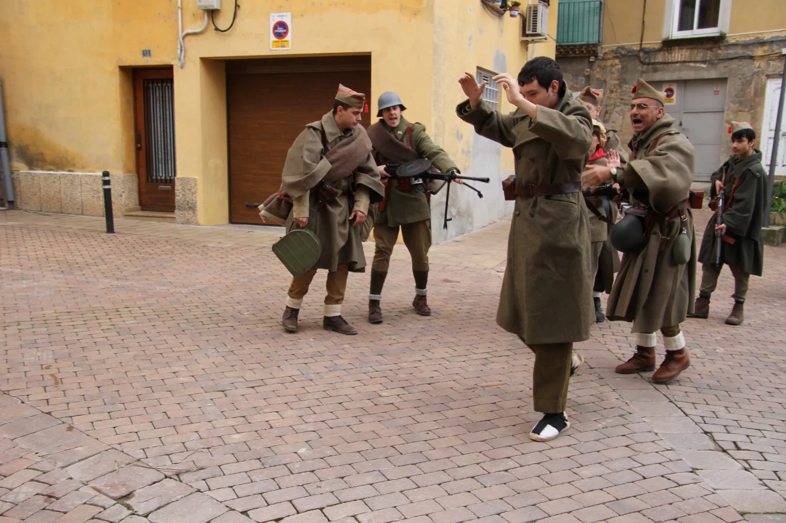 Recreación en Flix de la Batalla del Ebro. Foto Carlos Neofato