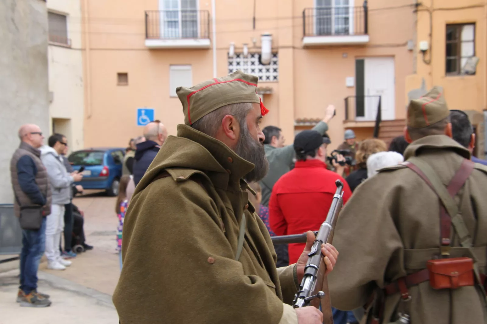 Recreación en Flix de la Batalla del Ebro. Foto Carlos Neofato