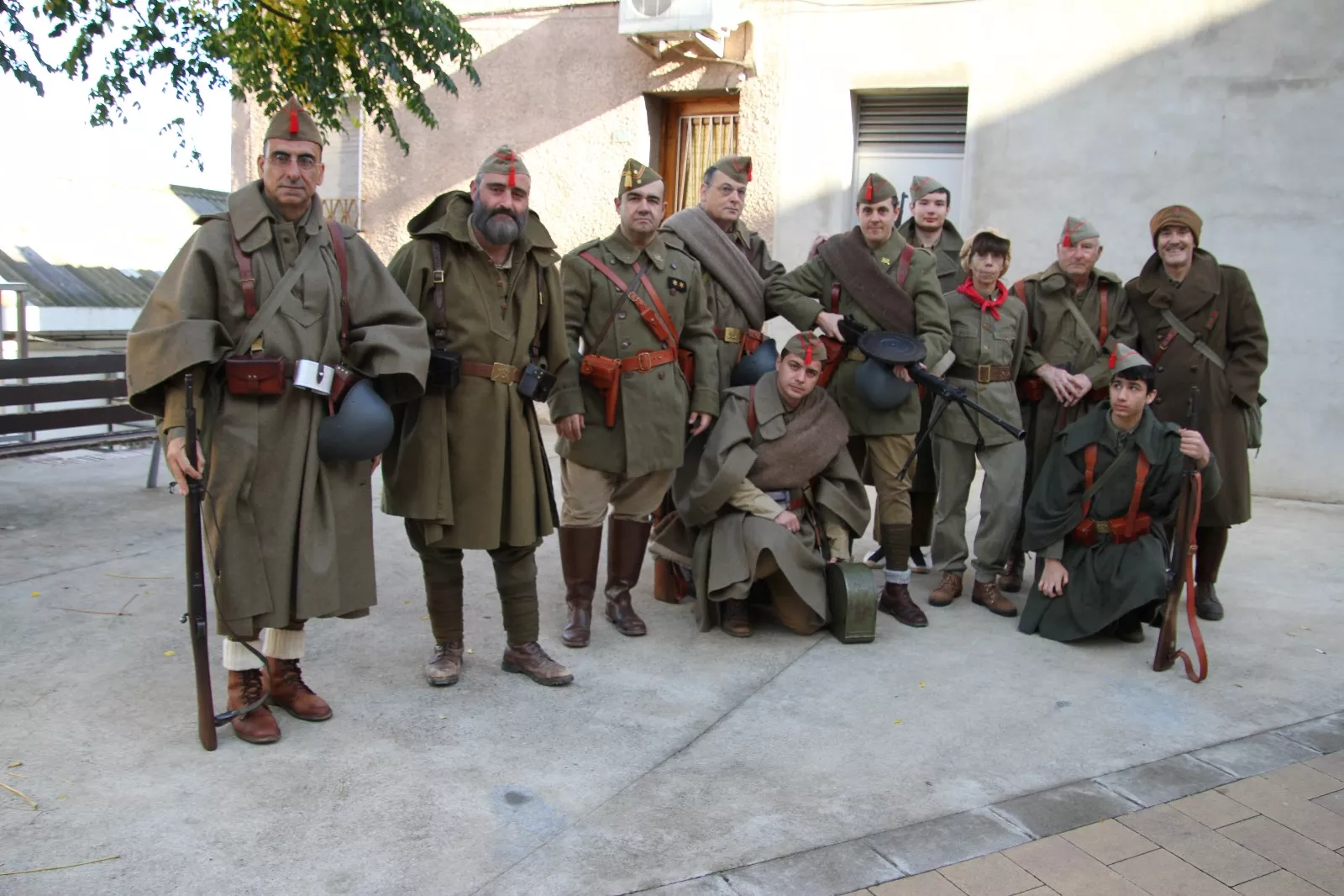 Recreación en Flix de la Batalla del Ebro. Foto Carlos Neofato
