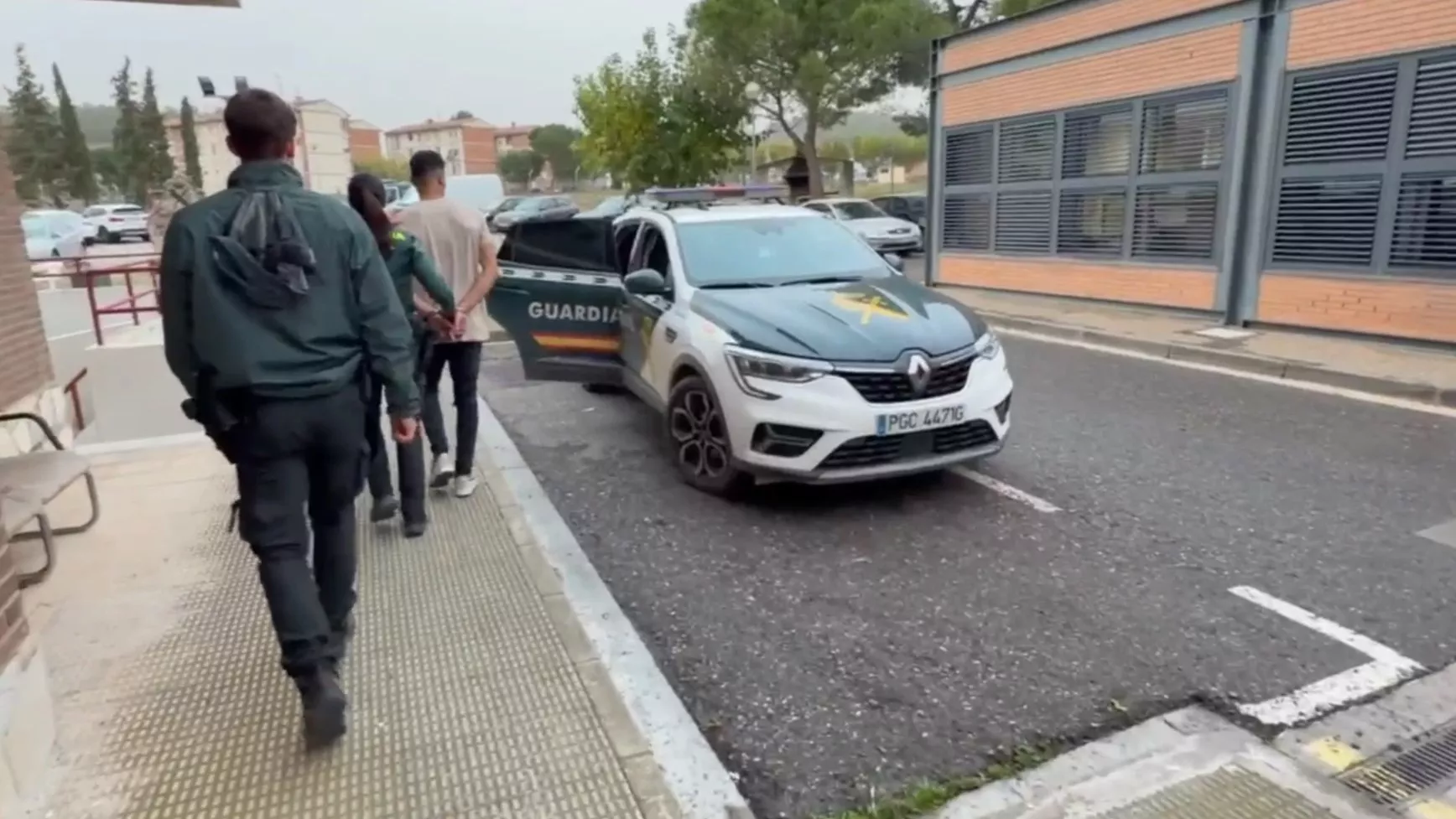 Detención de joven que había robado el coche en Fraga