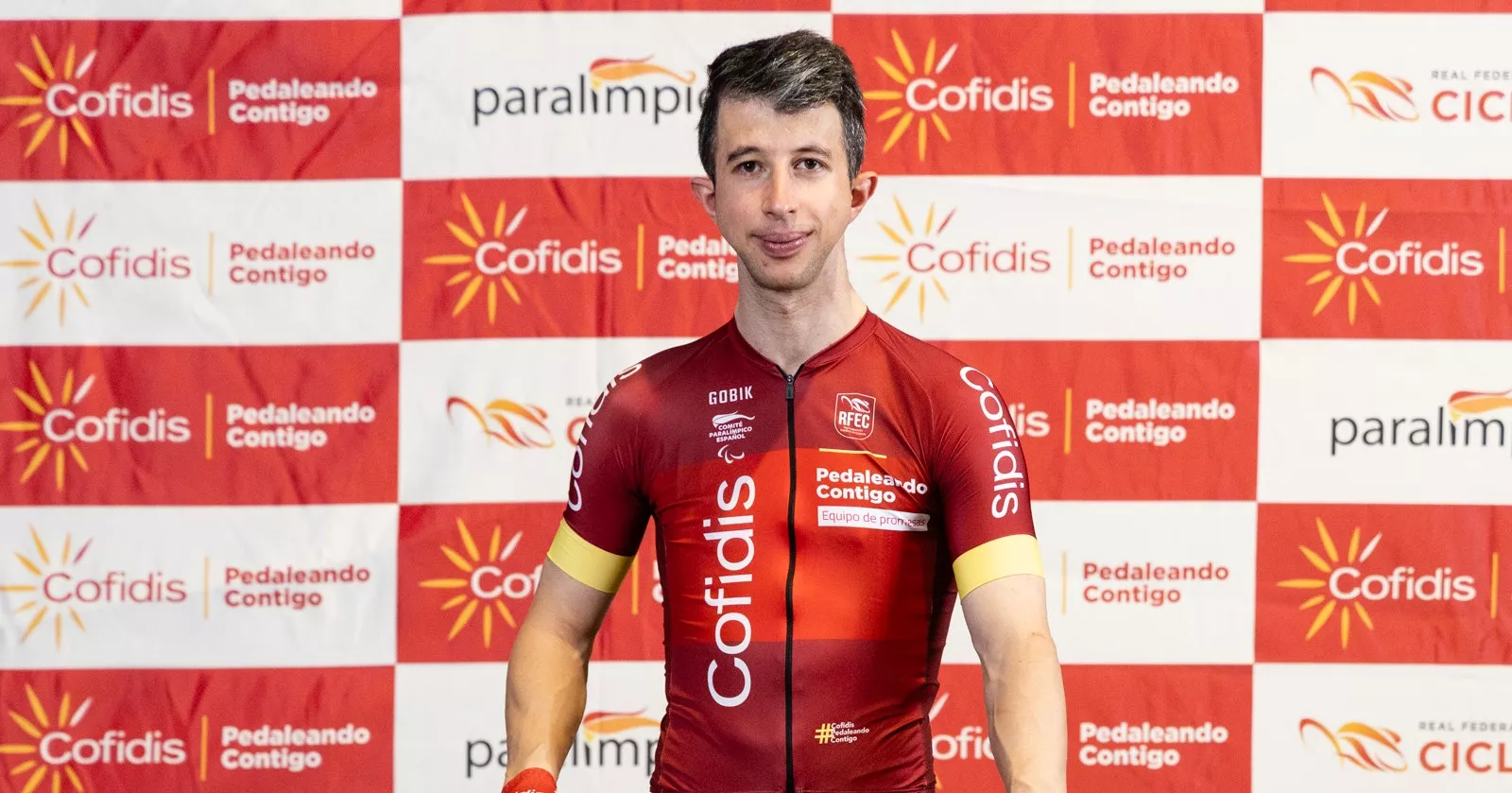 Juan Alberto Jiménez pedalea con fuerza en el Cofidis de Promesas Paralímpicas