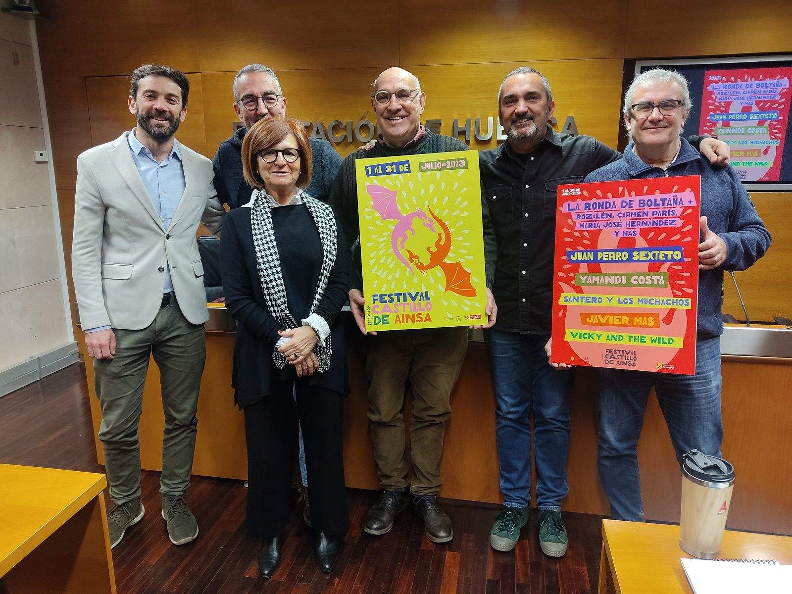 El Festival Castillo de Aínsa ha sido presentado este martes en la sede de la DP